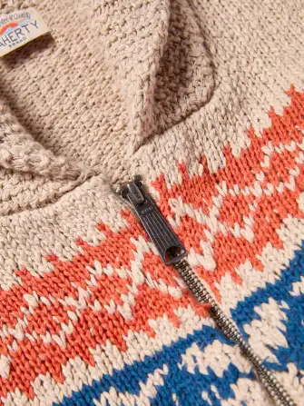 Surf To Snow Zip Cardigan - Pacific Wheat(Pacific Wheat,XXS)