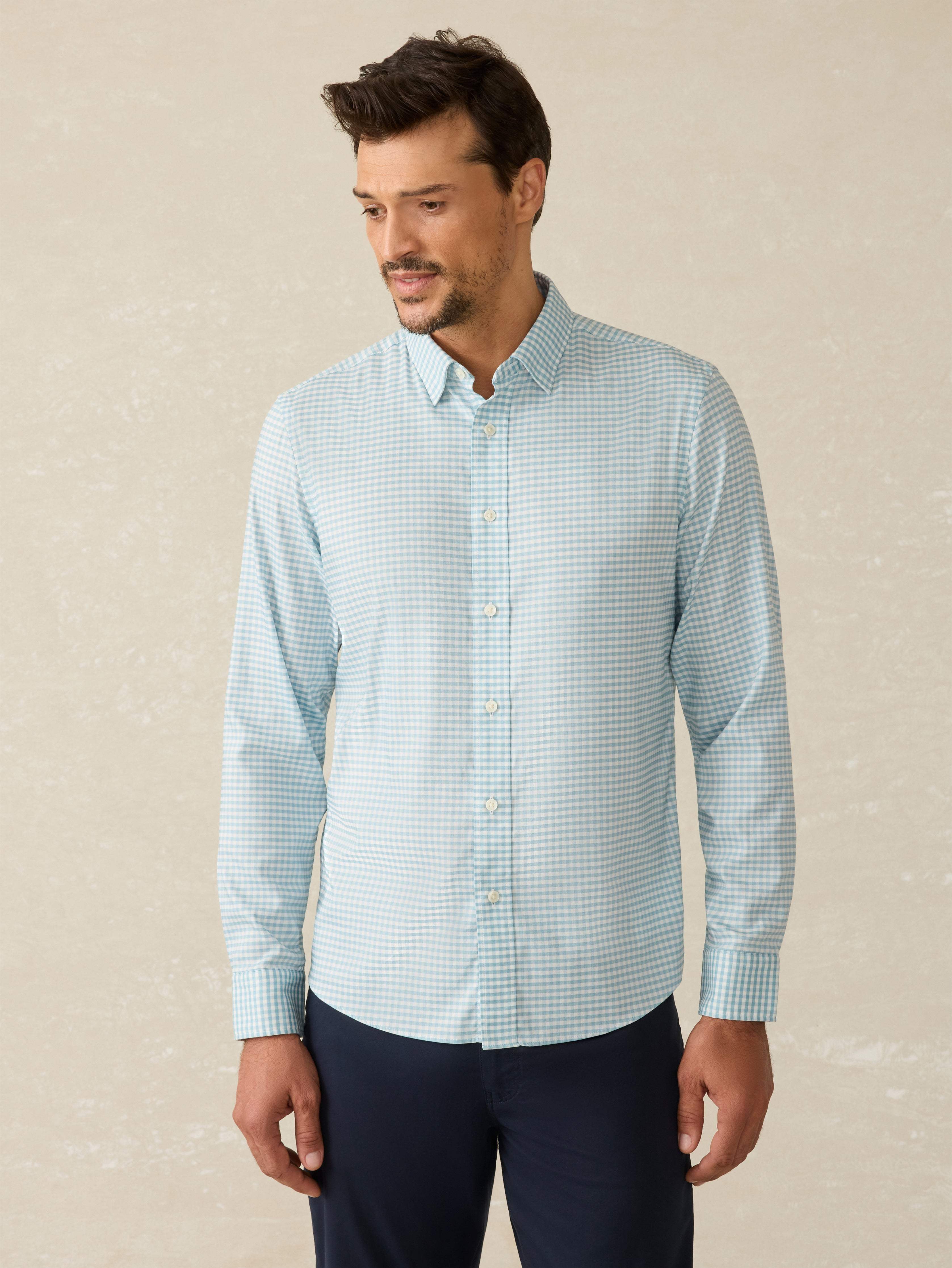 Movement™ Shirt - Teal Gingham