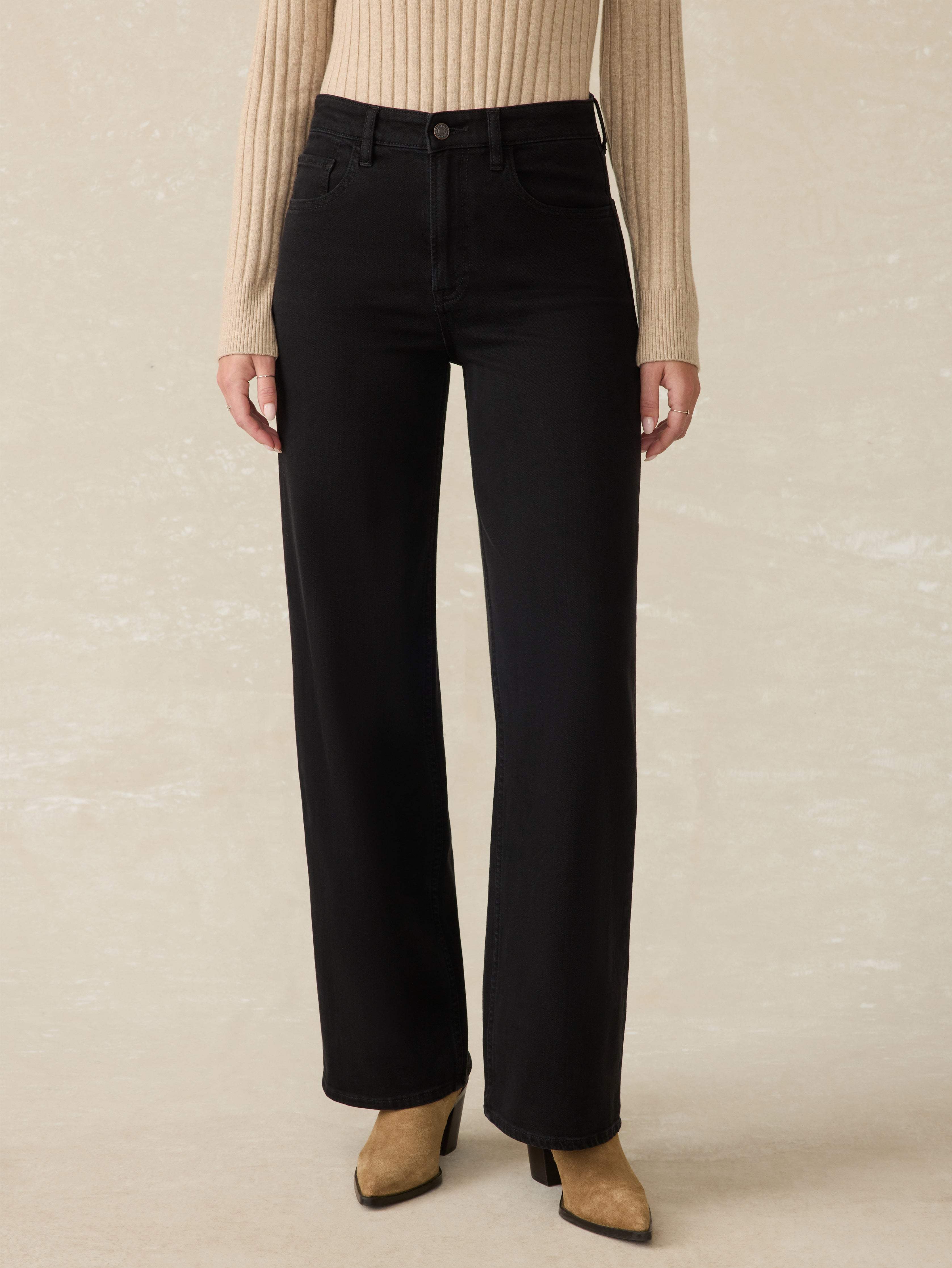 Dream Jean Wide Leg - Nocturne Wash