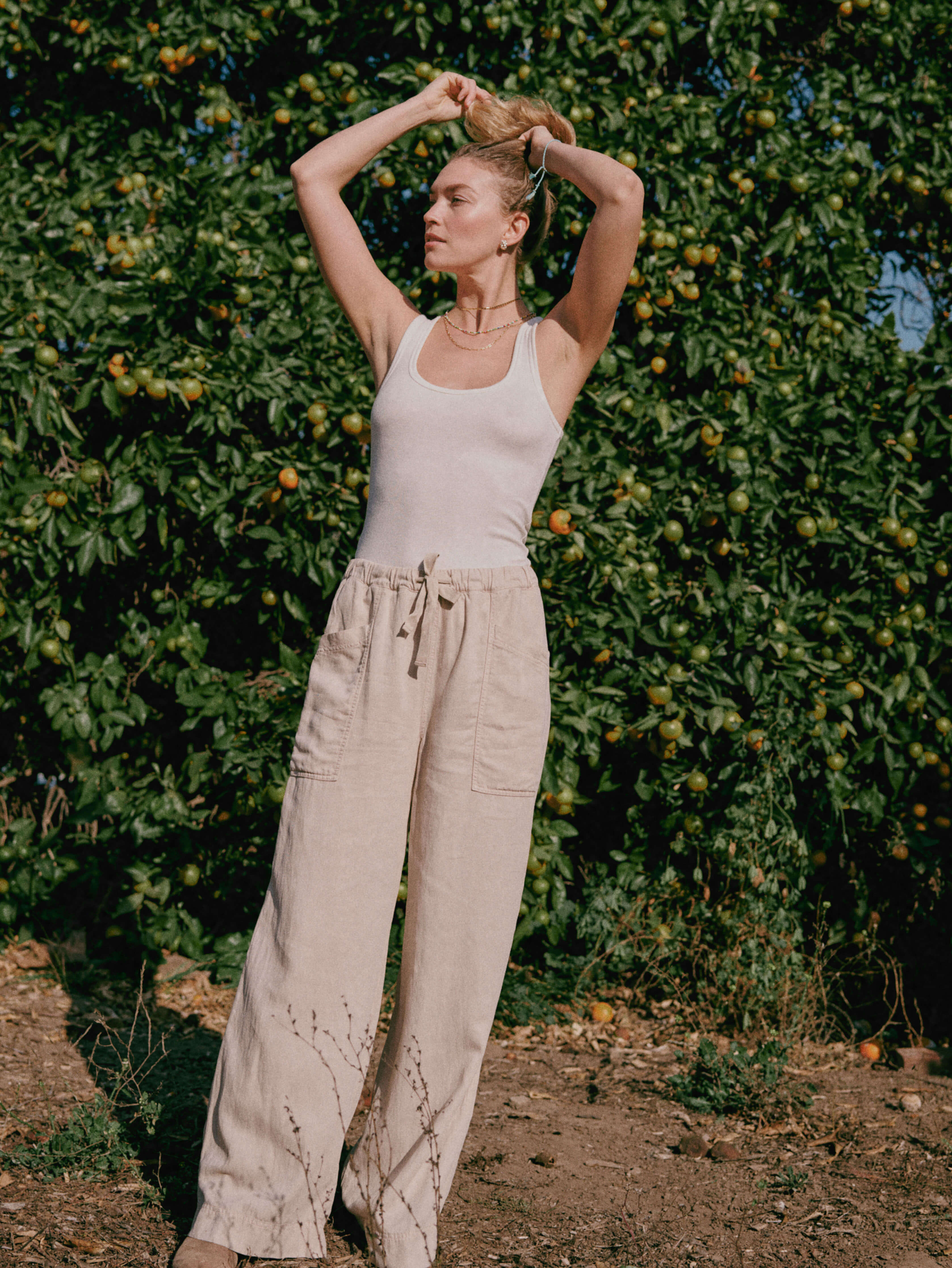 Topanga Drape Pant - Wheaten