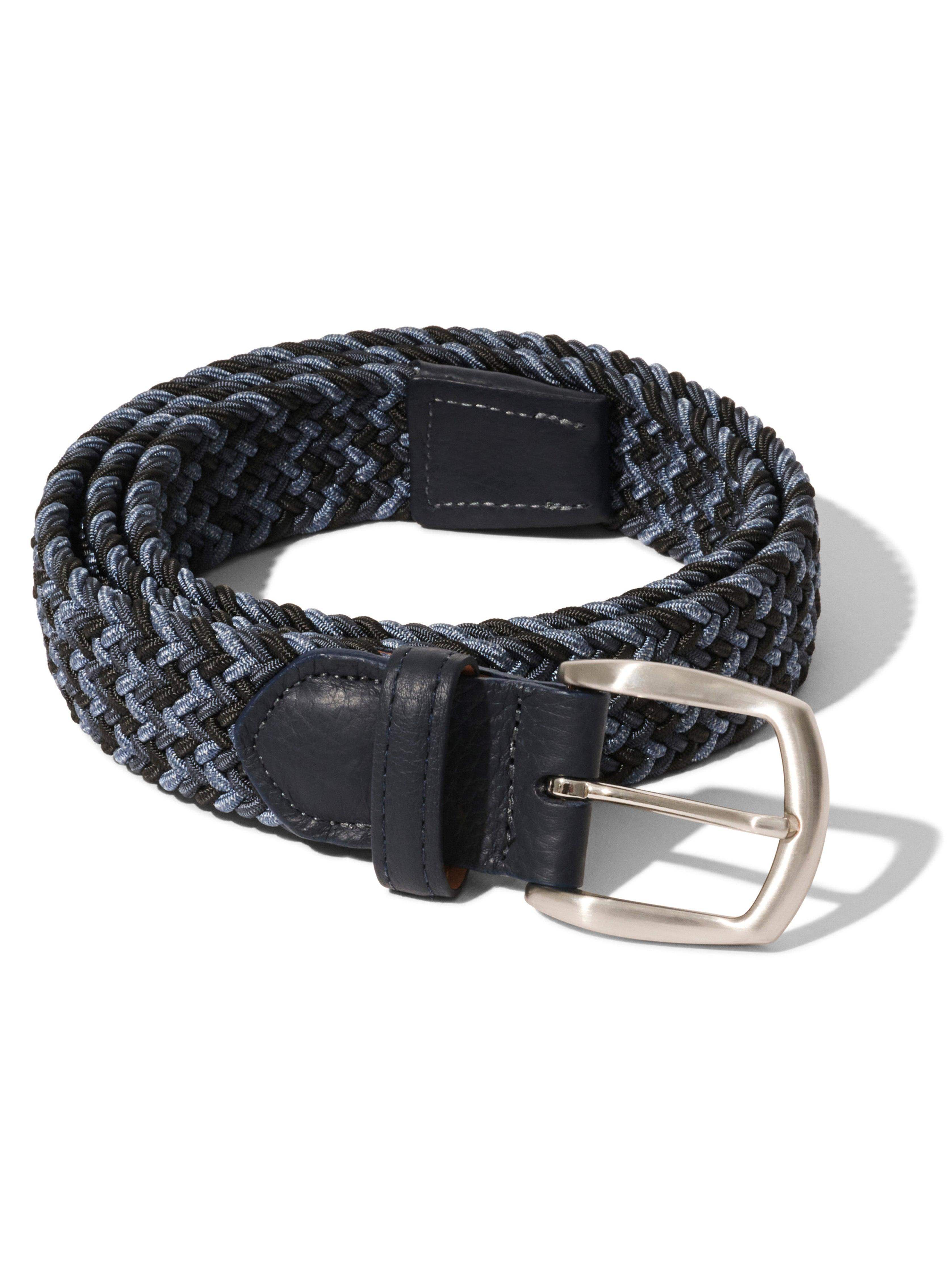 Stretch Woven Belt - Cerulean Mix