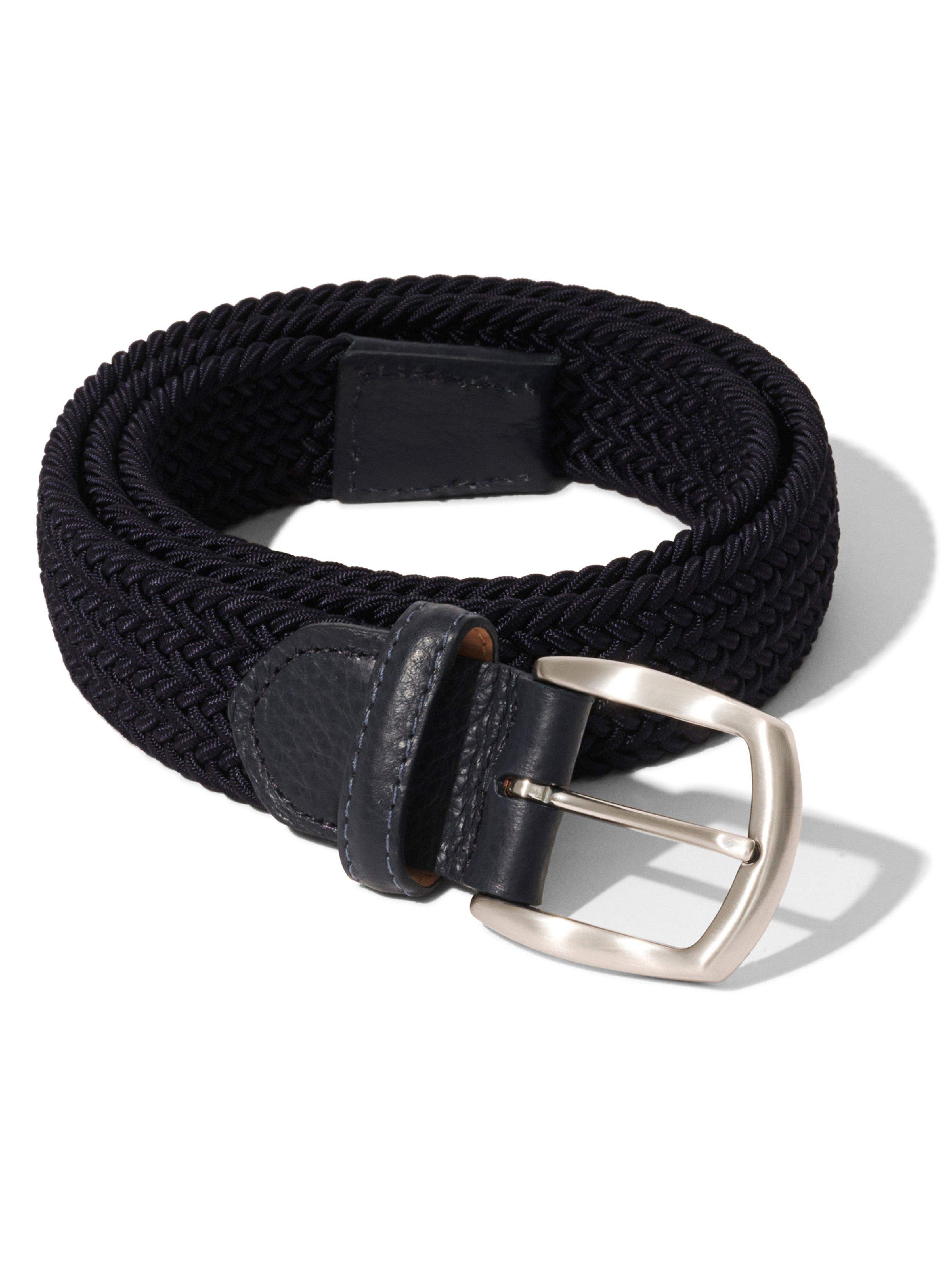 Stretch Woven Belt - Navy
