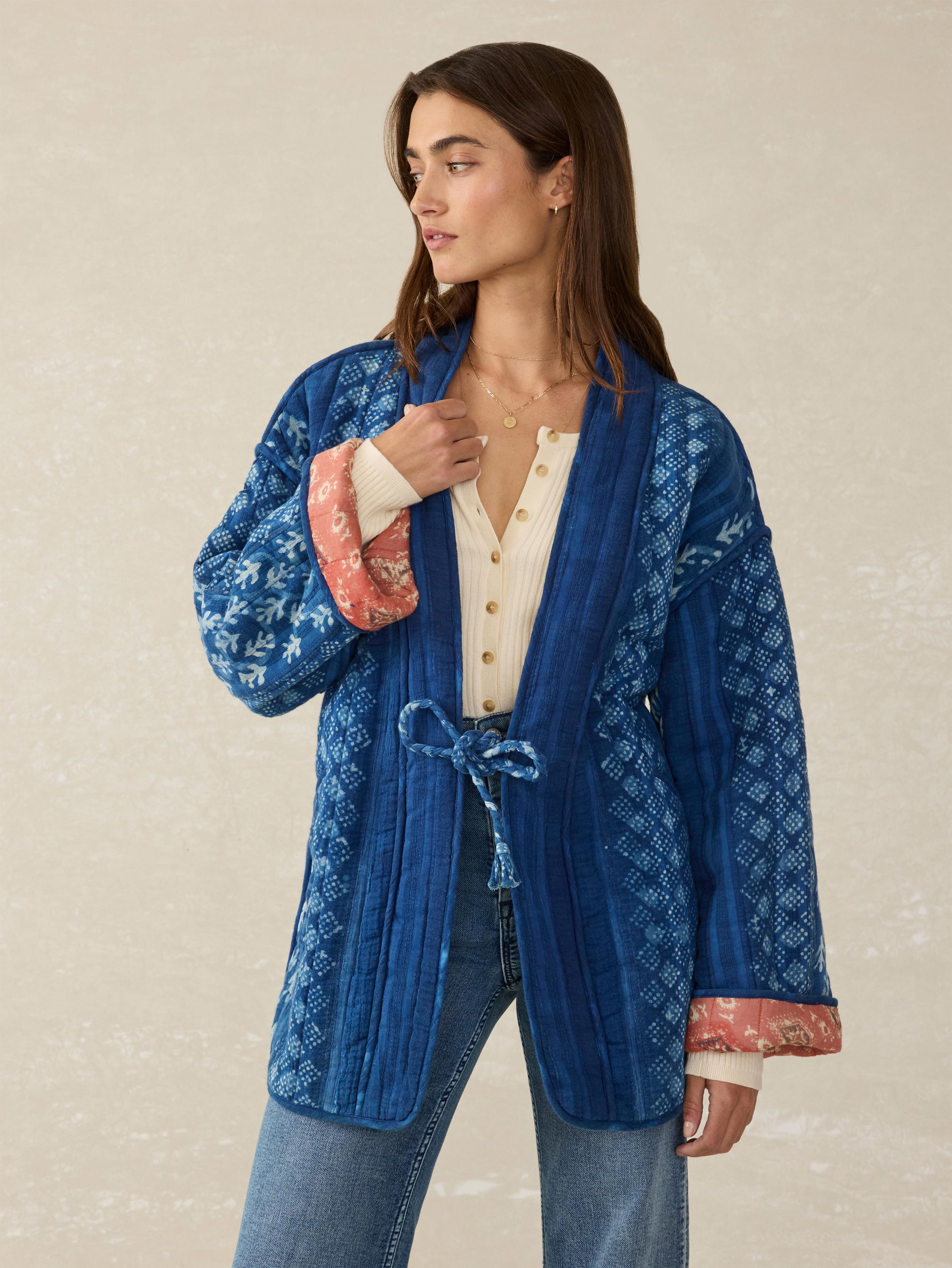 Sun Valley Quilted Jacket - Indigo Valley