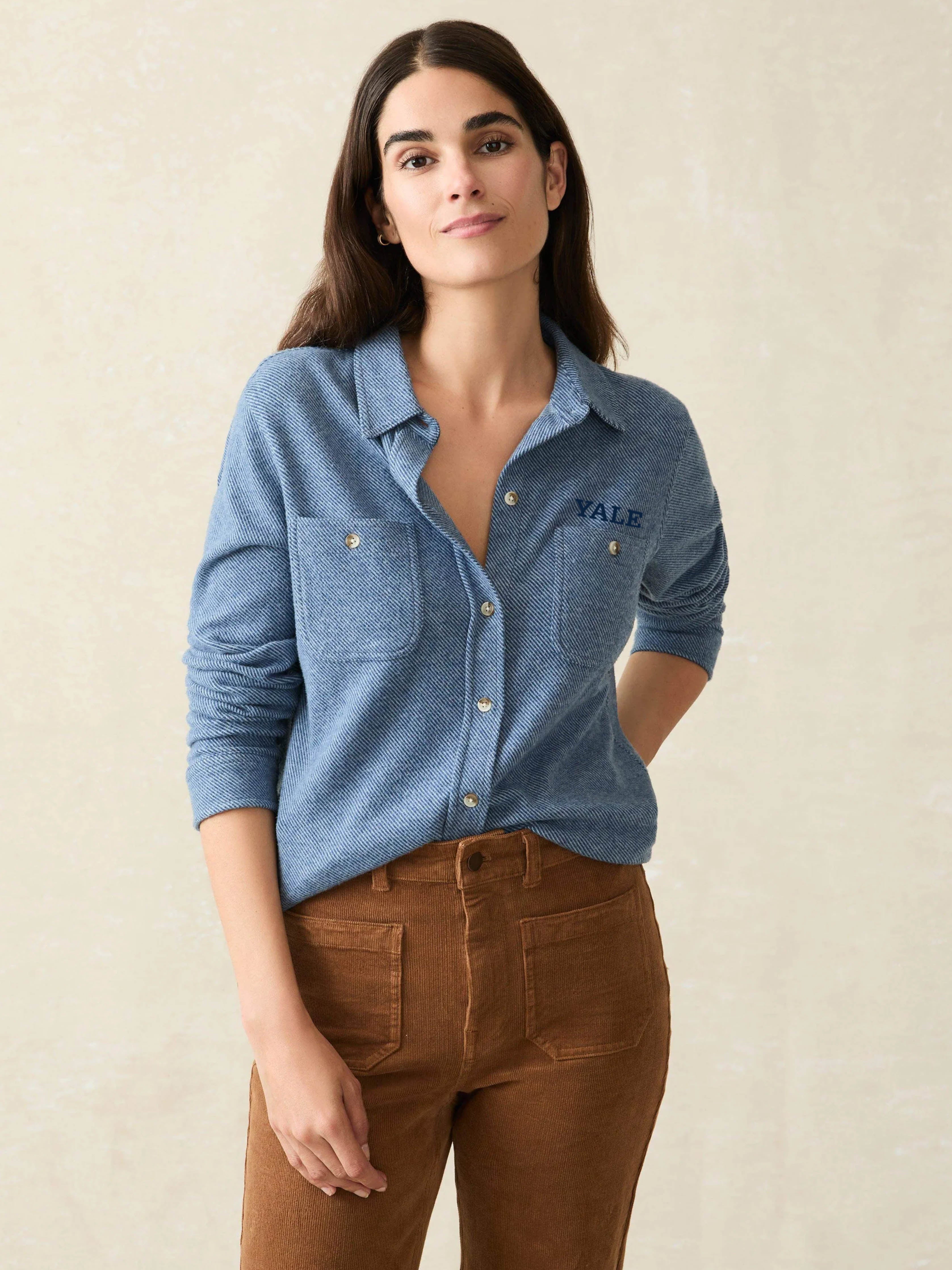 Yale Legend™ Sweater Shirt - Glacier Blue Twill