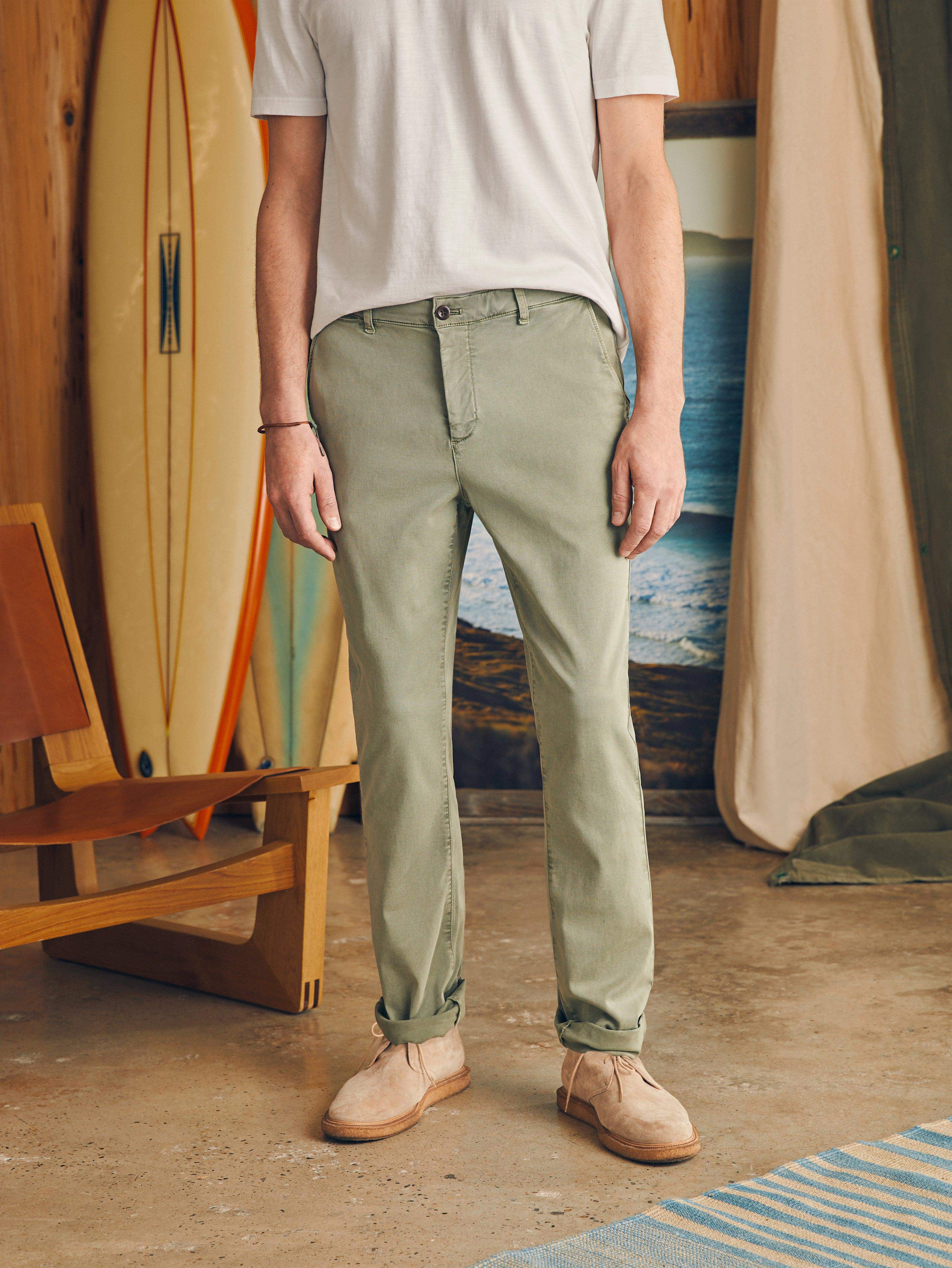 Coastline Stretch Chino (34 Inseam) - Mountain Olive
