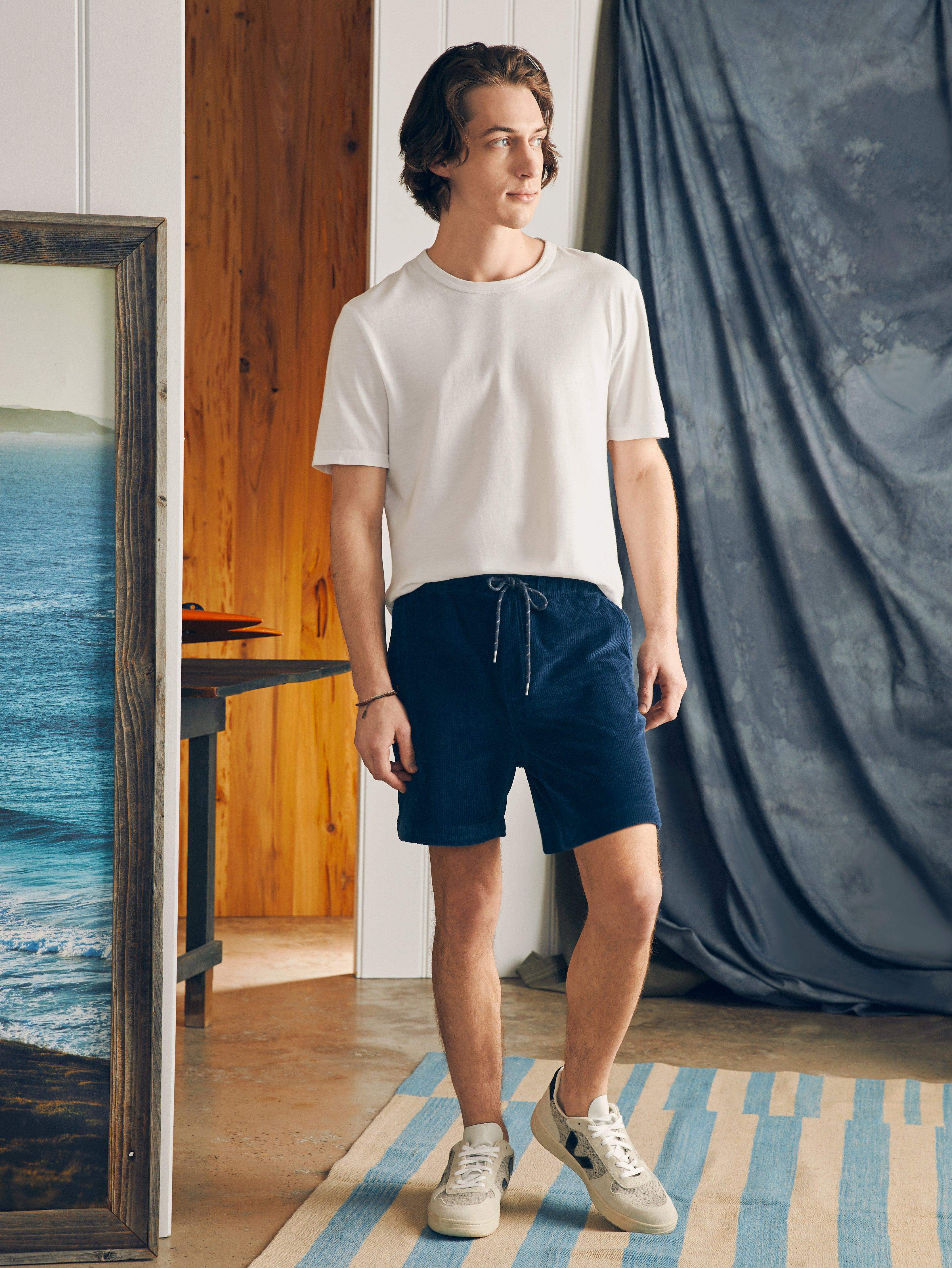 Essential Italian Knit Cord Short (6 Inseam) - Spring Navy