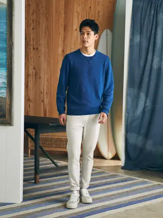 Indigo Crewneck - Midnight Indigo Wash(Midnight Indigo Wash,XS)