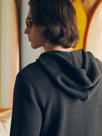 Whitewater Full Zip Hoodie - Washed Black(Washed Black,XS)