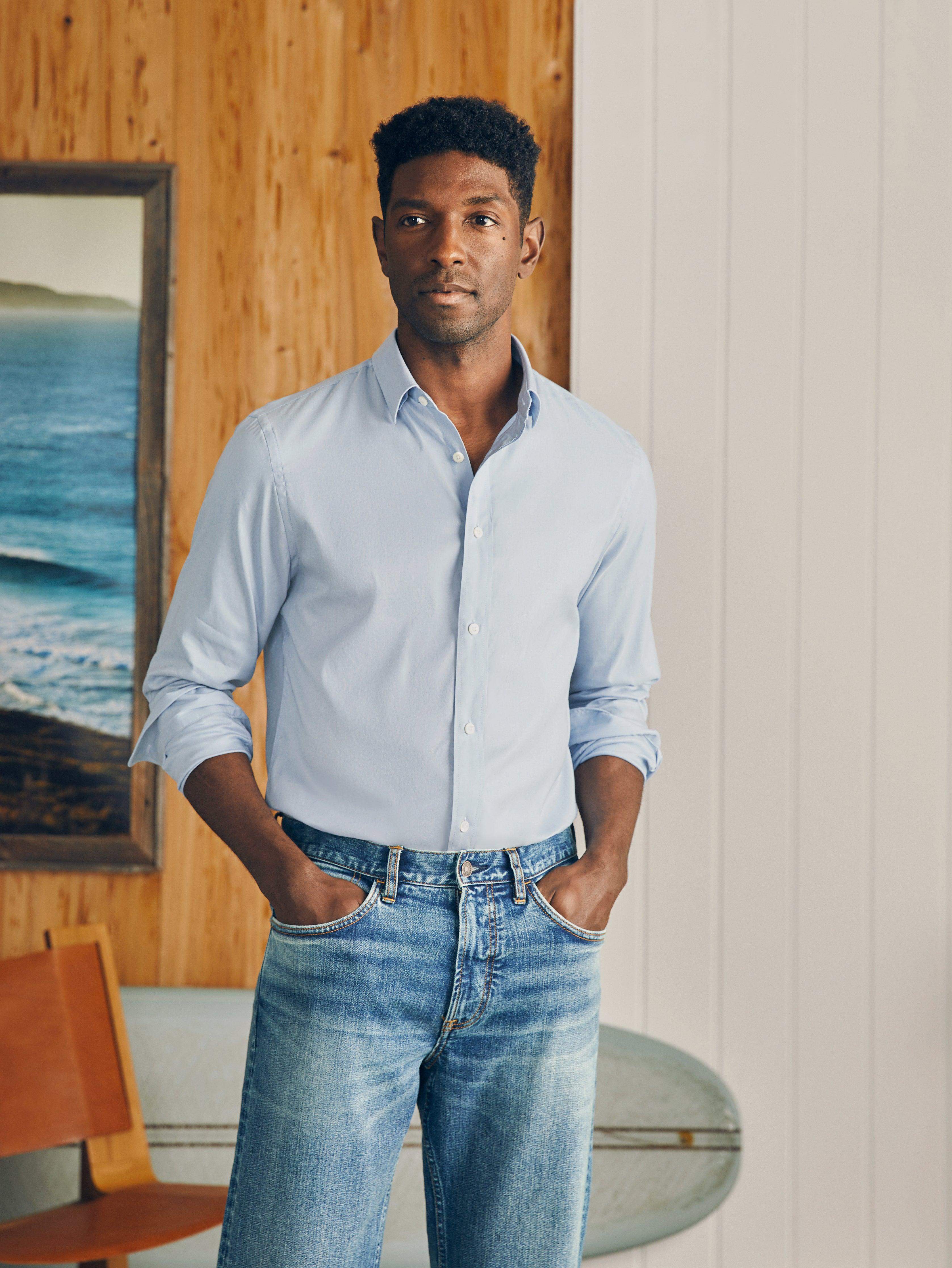 Movement™ Dress Shirt - Atlantic Sky