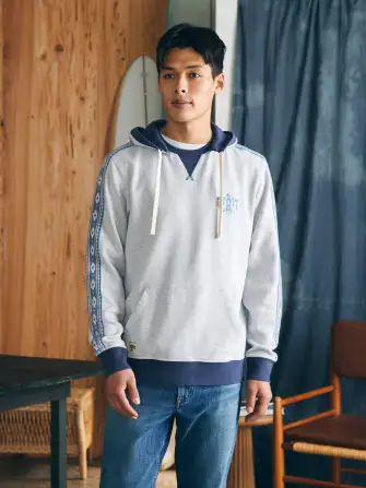 Steven Paul Judd Good Medicine Surf Hoodie - Light Grey Heather(Light Grey Heather,XS)