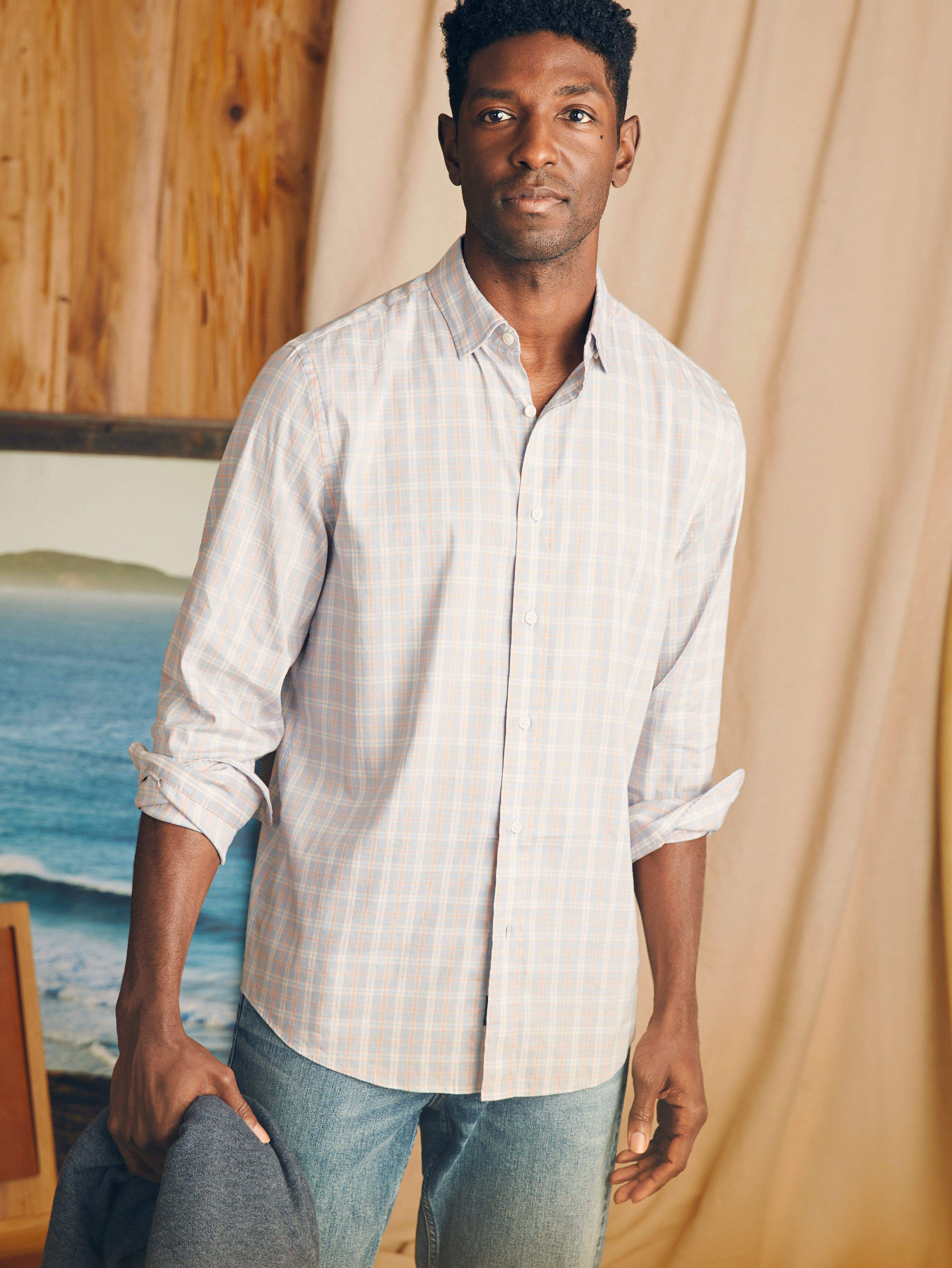 Movement™ Shirt - Blue Coral Plaid