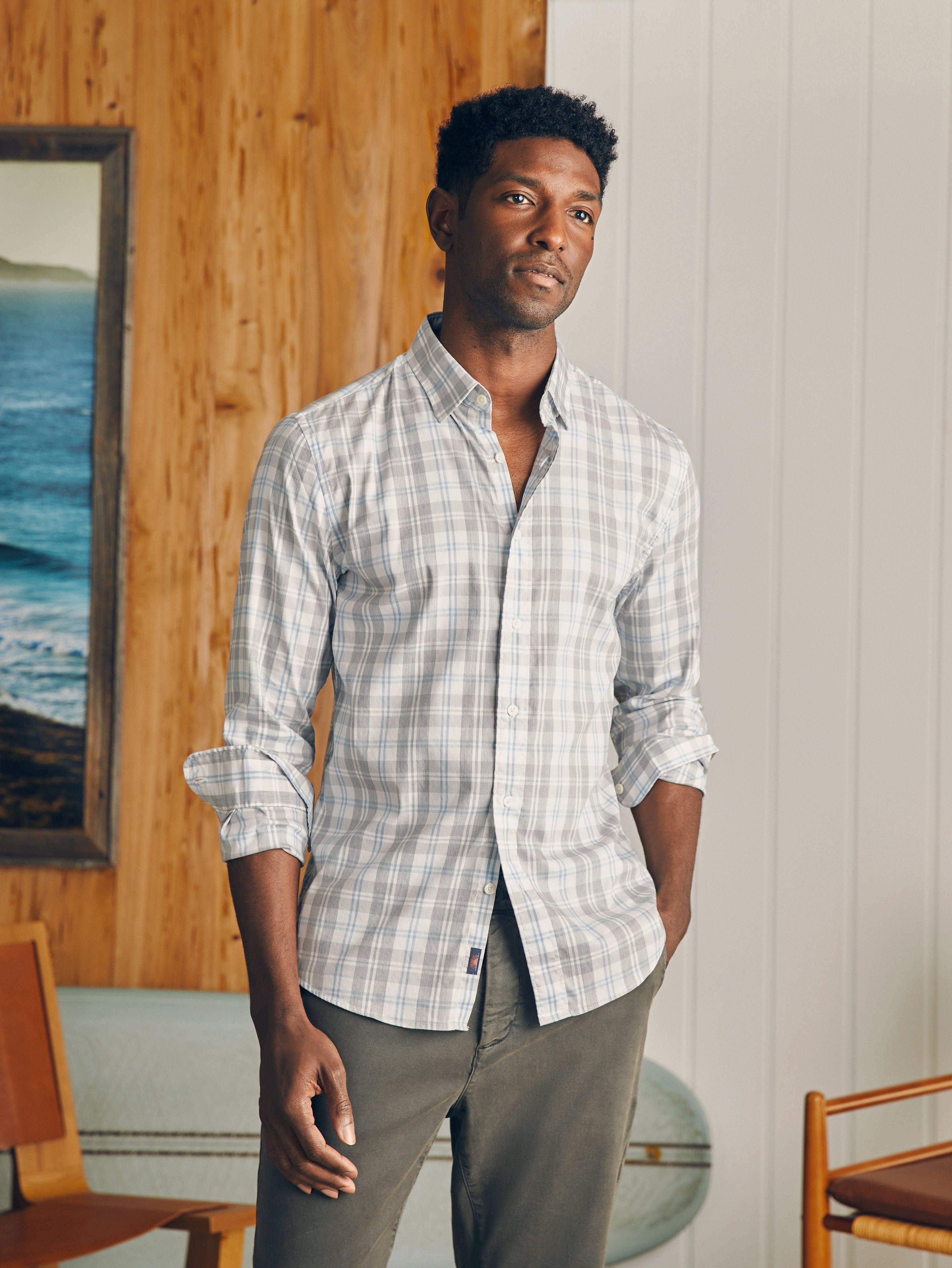Movement™ Shirt - Grey Cream Plaid