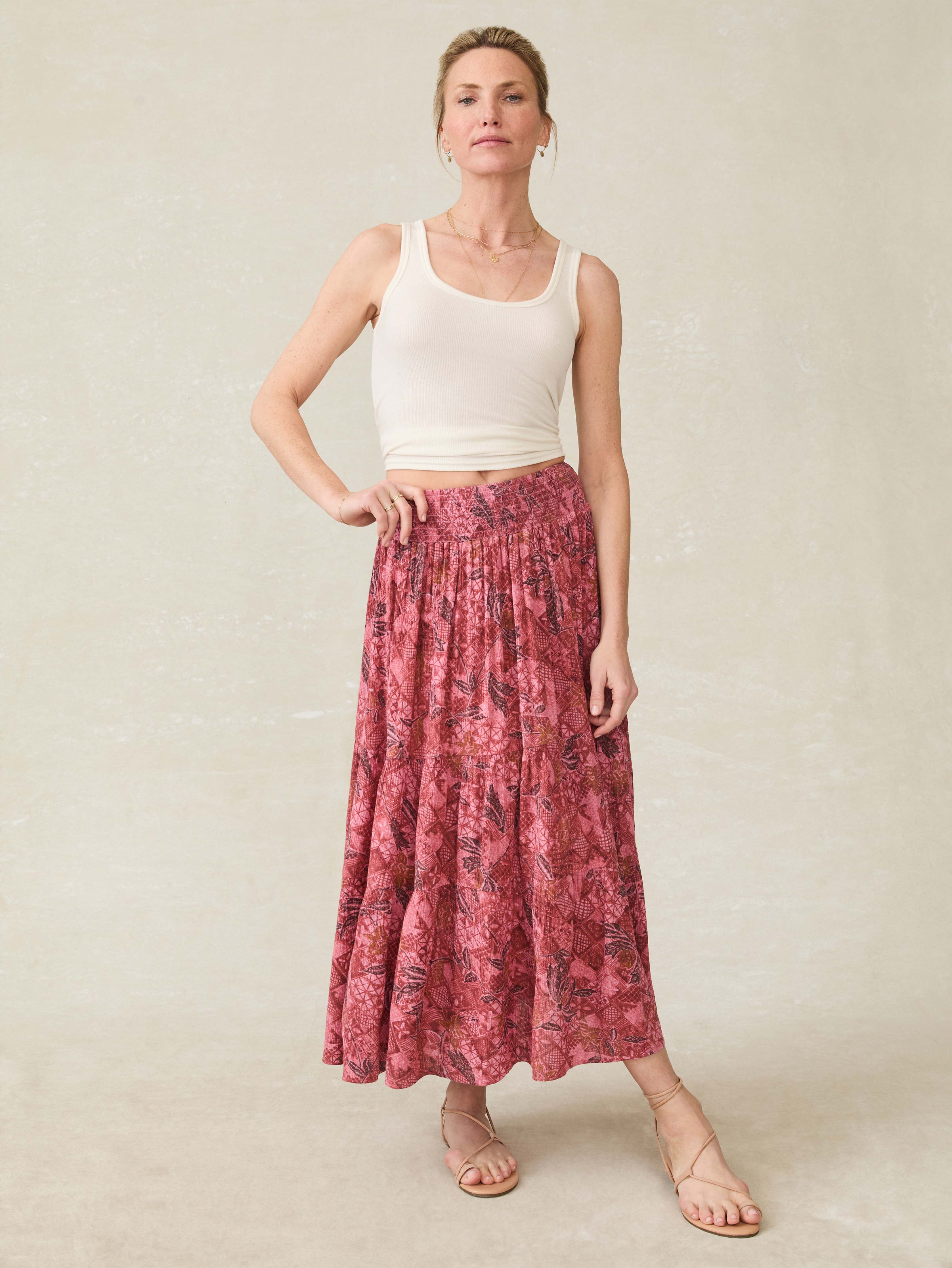 Woodstock Skirt - Island Breeze Floral