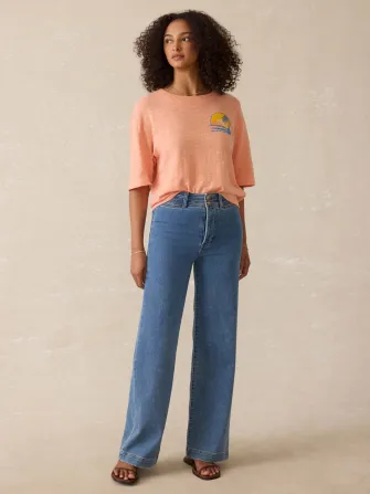 Stretch Terry Harbor Pant - Baylight Wash