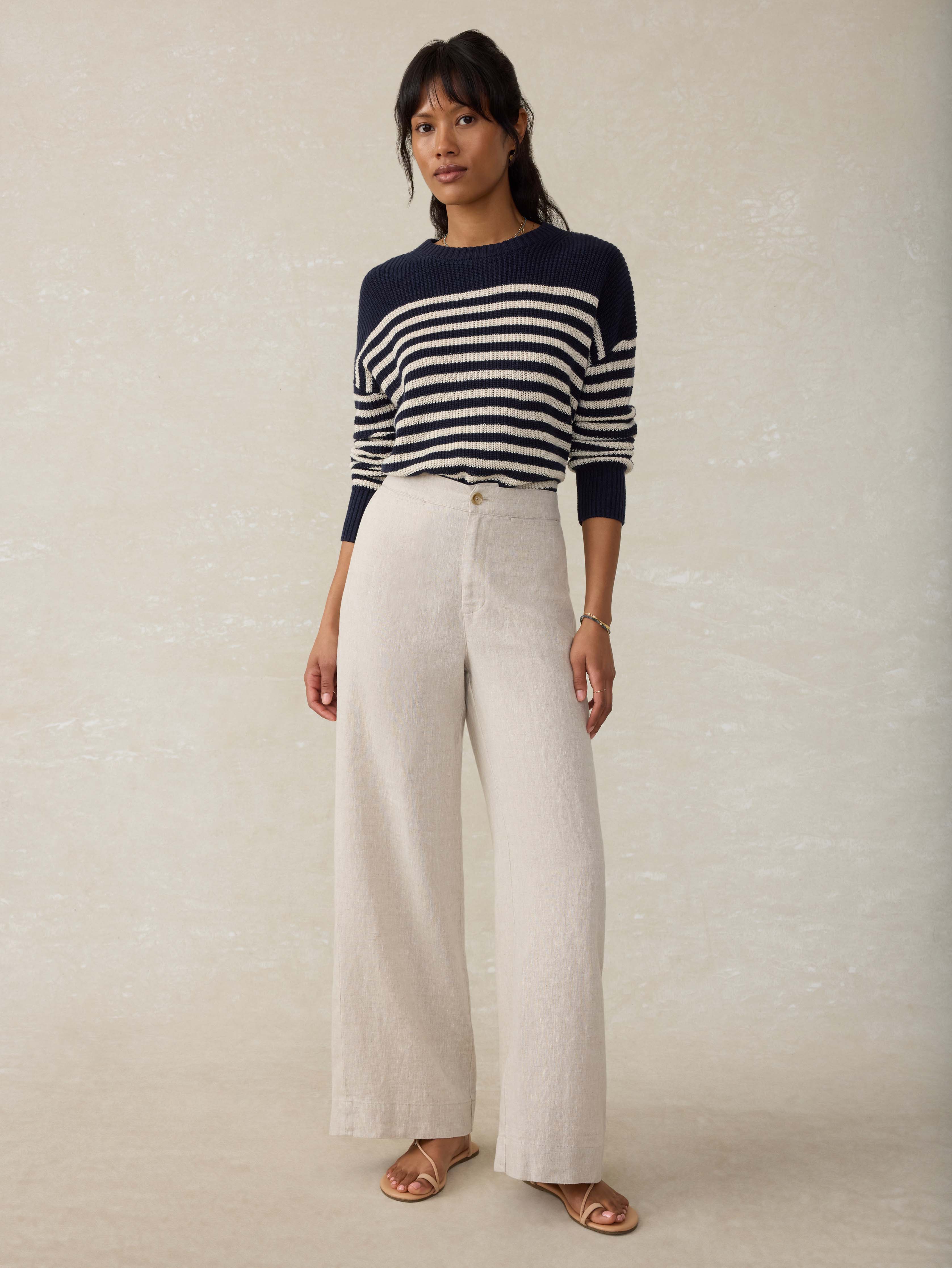 Sun Strider Linen Pant - Flax