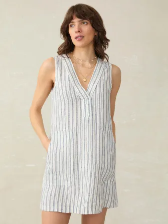 Azure Dress - Oceanside Stripe