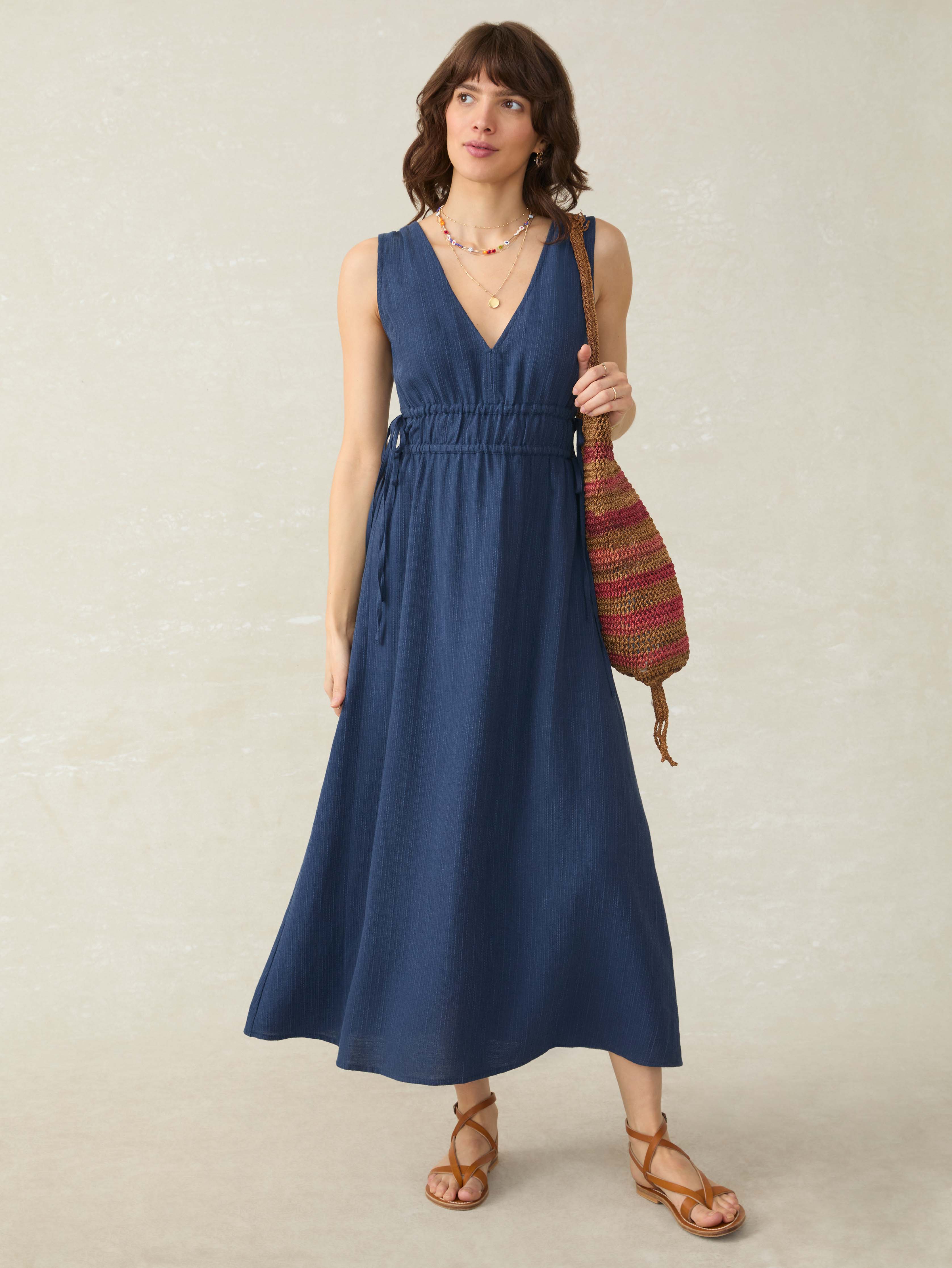 Sandbar Dress - Deep Sea Navy