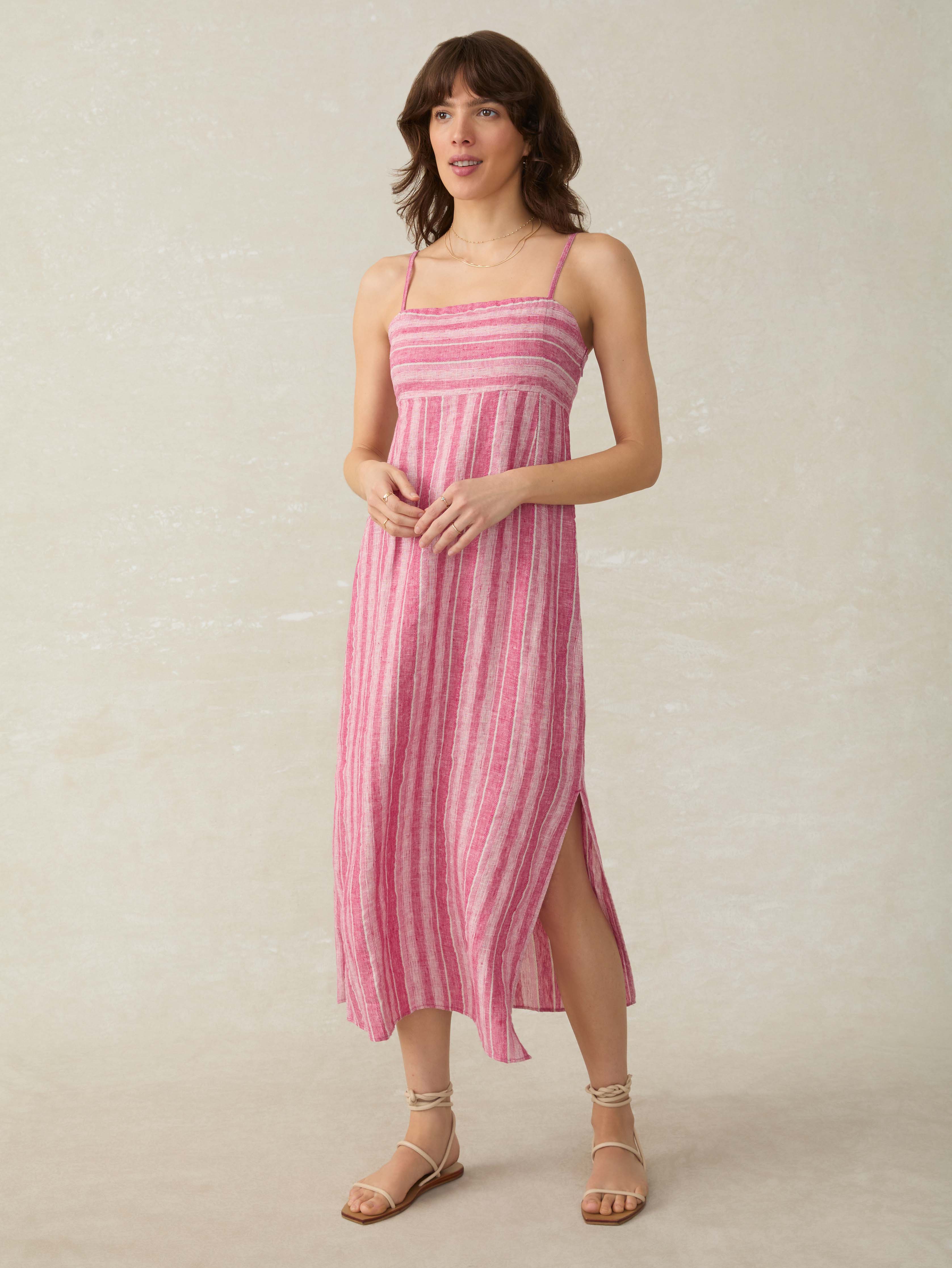 Sienna Sun Dress - Granita Stripe