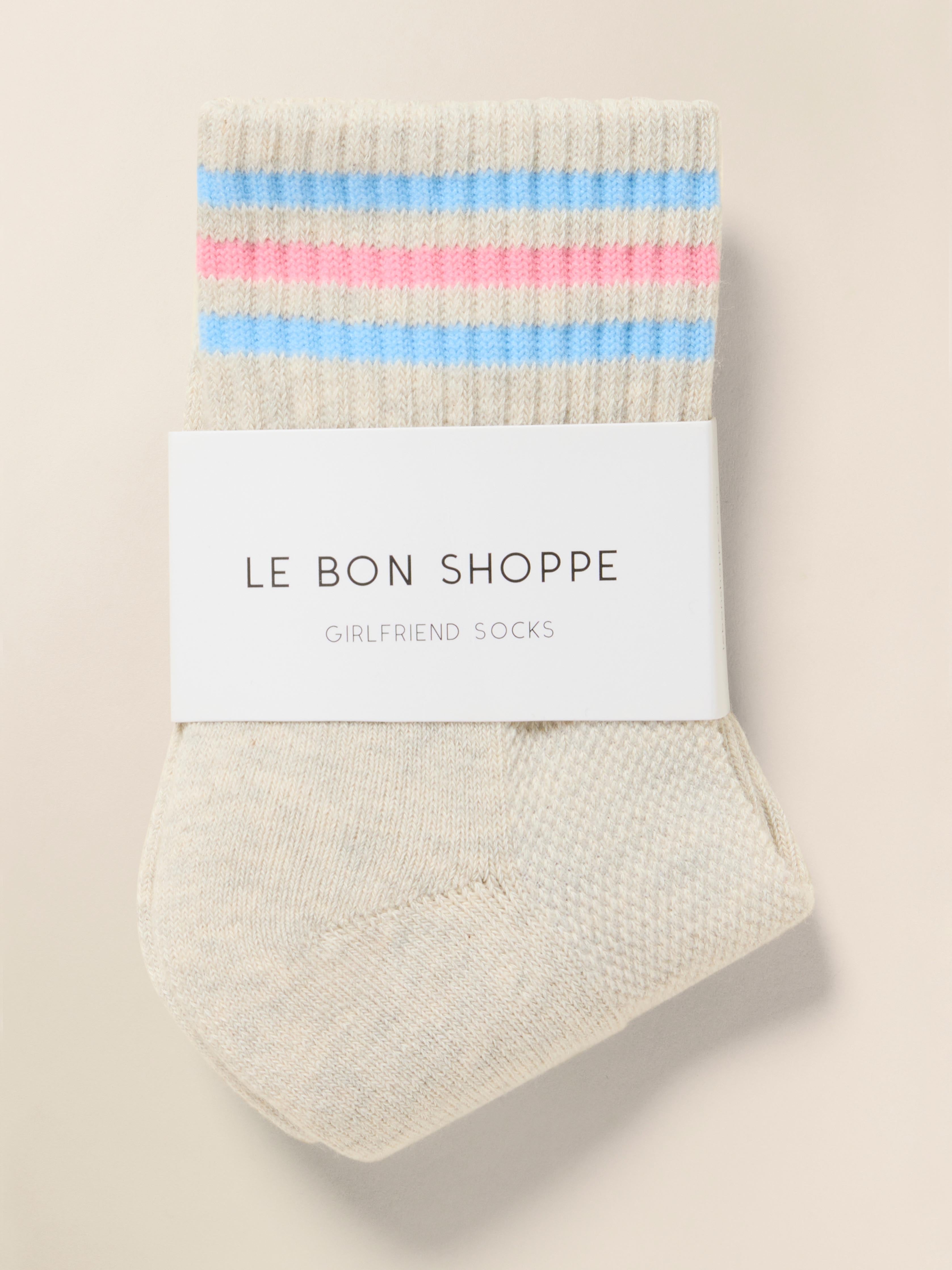 Le Bon Shoppe Girlfriend Sock - Bright Grey