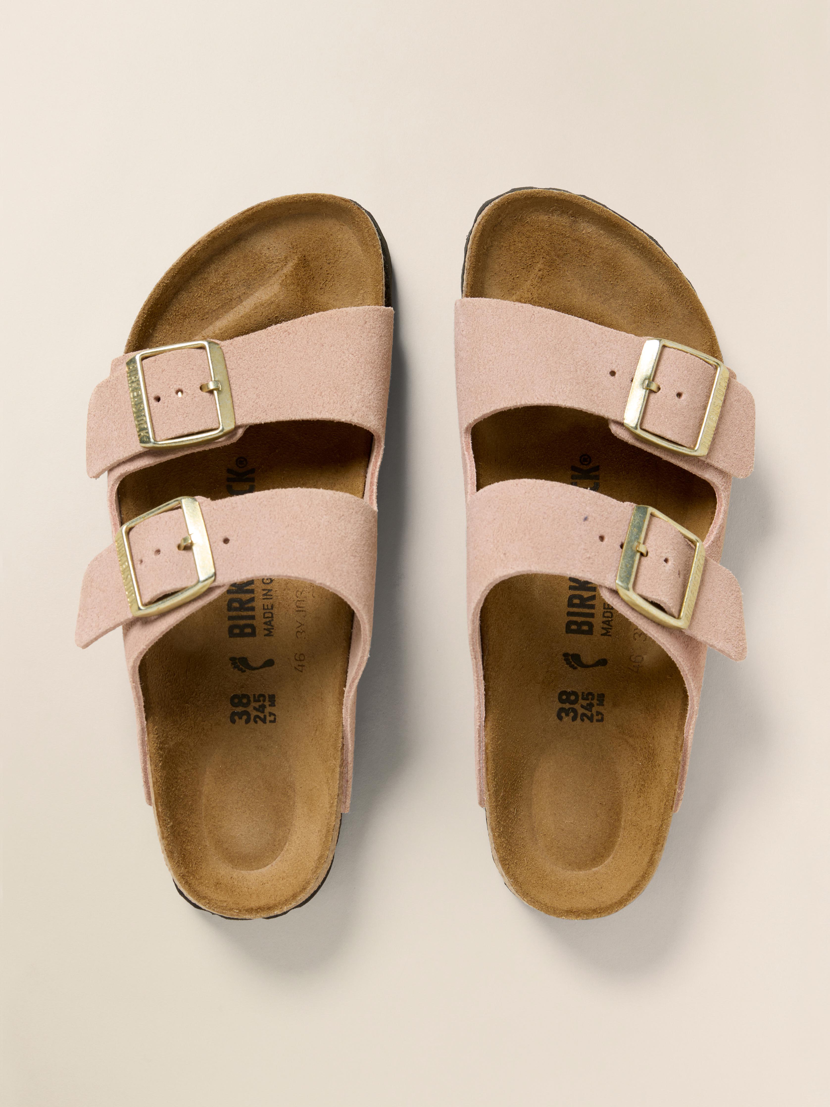 Birkenstock Suede Arizona - Light Rose