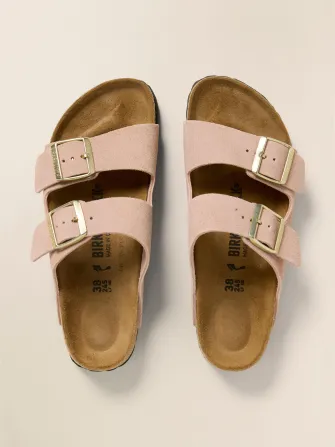 Birkenstock Suede Arizona - Light Rose