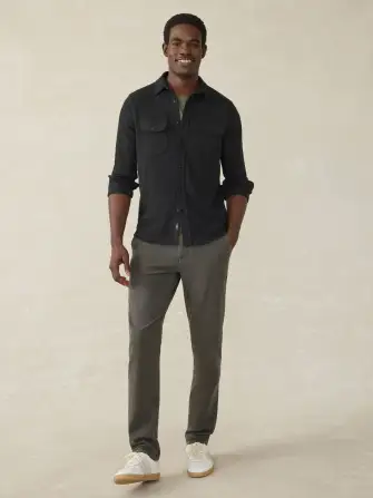 Coastline Stretch Chino - Faded Black(Faded Black,30)