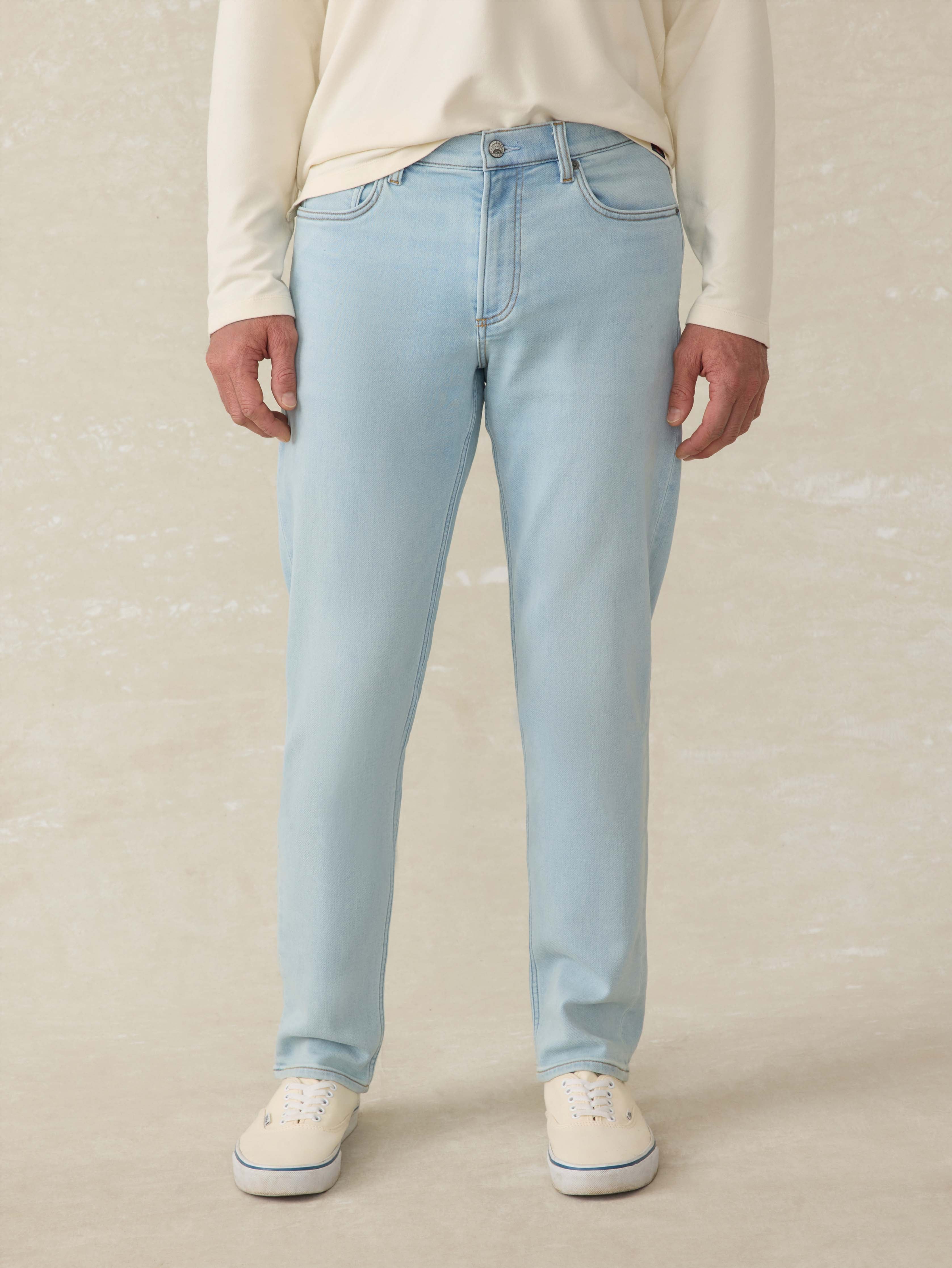 Stretch Terry Indigo 5 Pocket - Riverbend Wash
