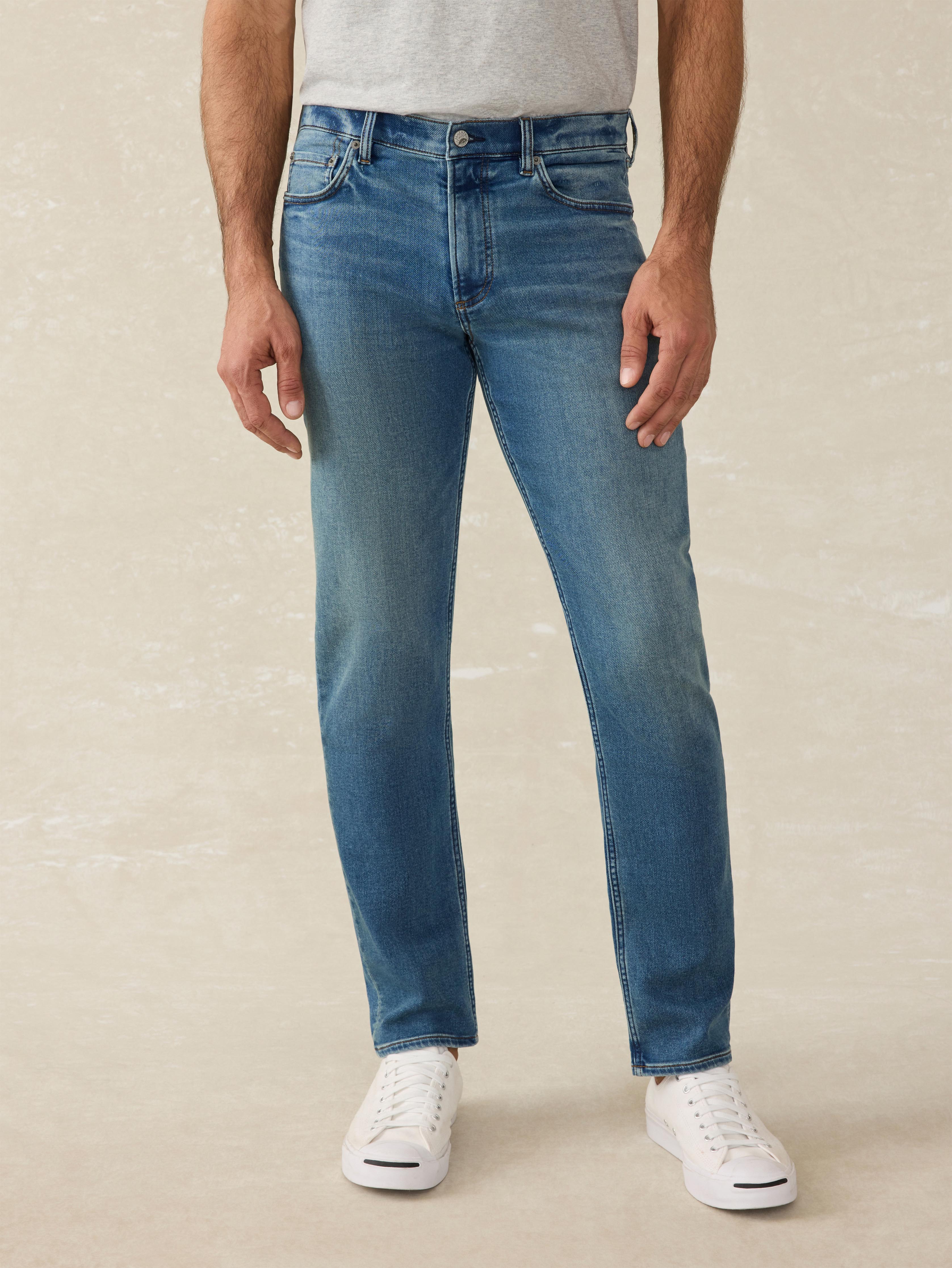 Stretch Terry Indigo 5 Pocket - Storm Harbor Wash