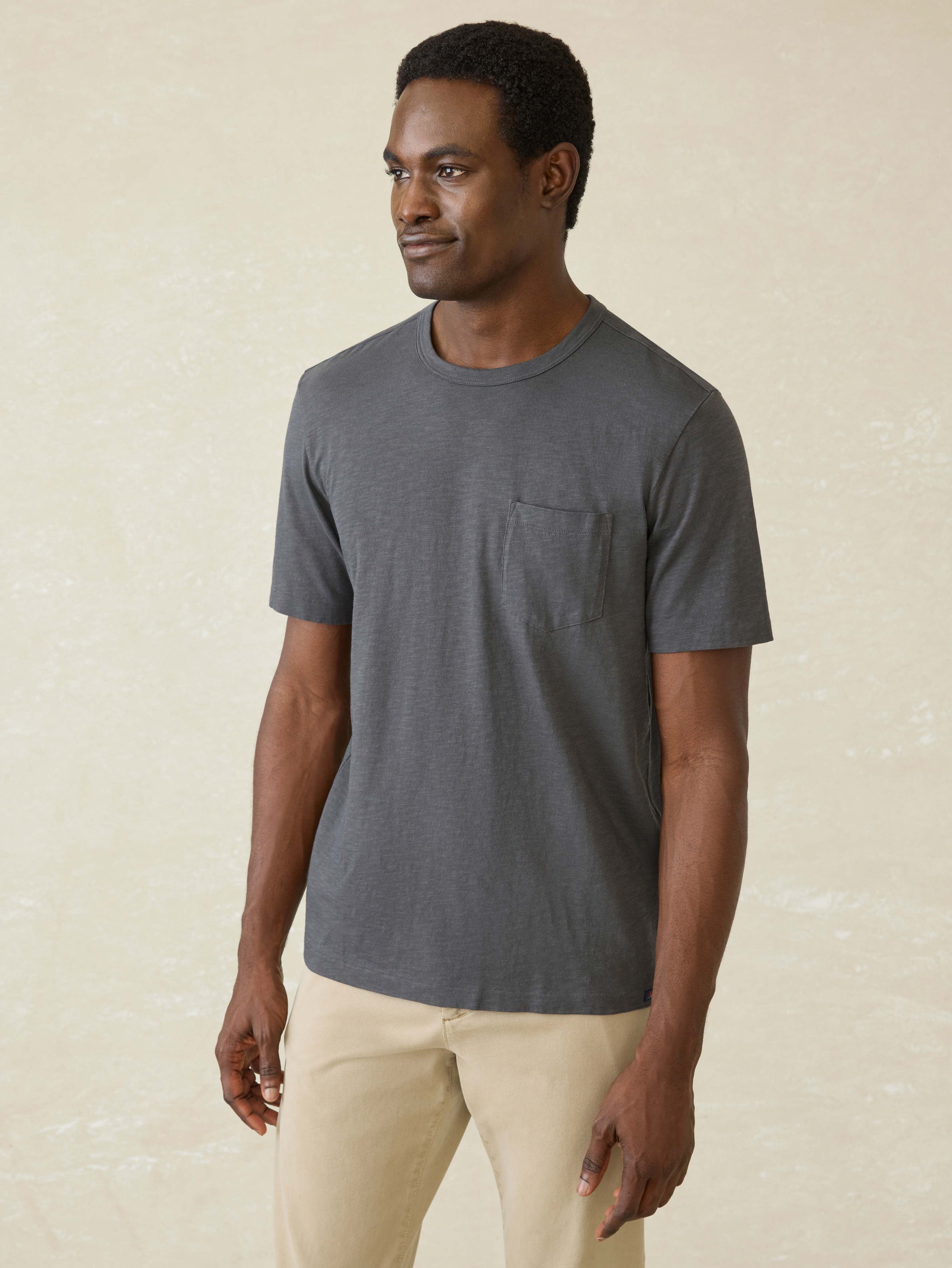 Sunwashed Pocket Tee - Graphite