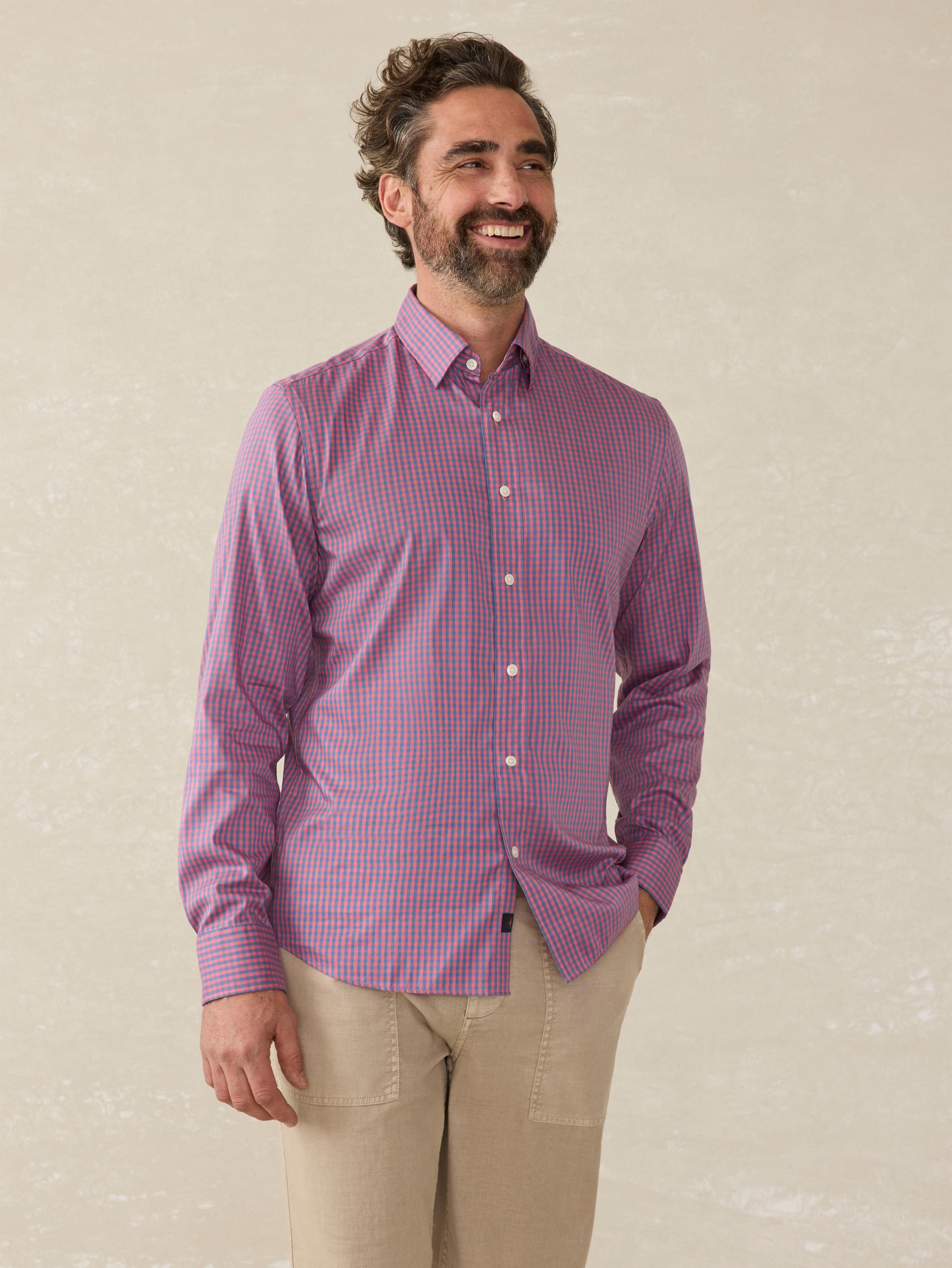 Movement™ Shirt (Tall) - Blue Rose Gingham