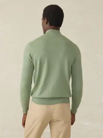 Movement™ Quarter Zip Sweater - Faded Leaf Melange(Faded Leaf Melange,XS)
