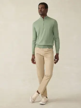 Movement™ Quarter Zip Sweater - Faded Leaf Melange(Faded Leaf Melange,XS)