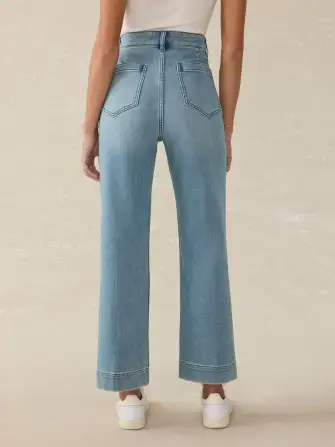 Stretch Terry Patch Pocket Ankle Pant - Eastern Shore Wash(Eastern Shore Wash,24)