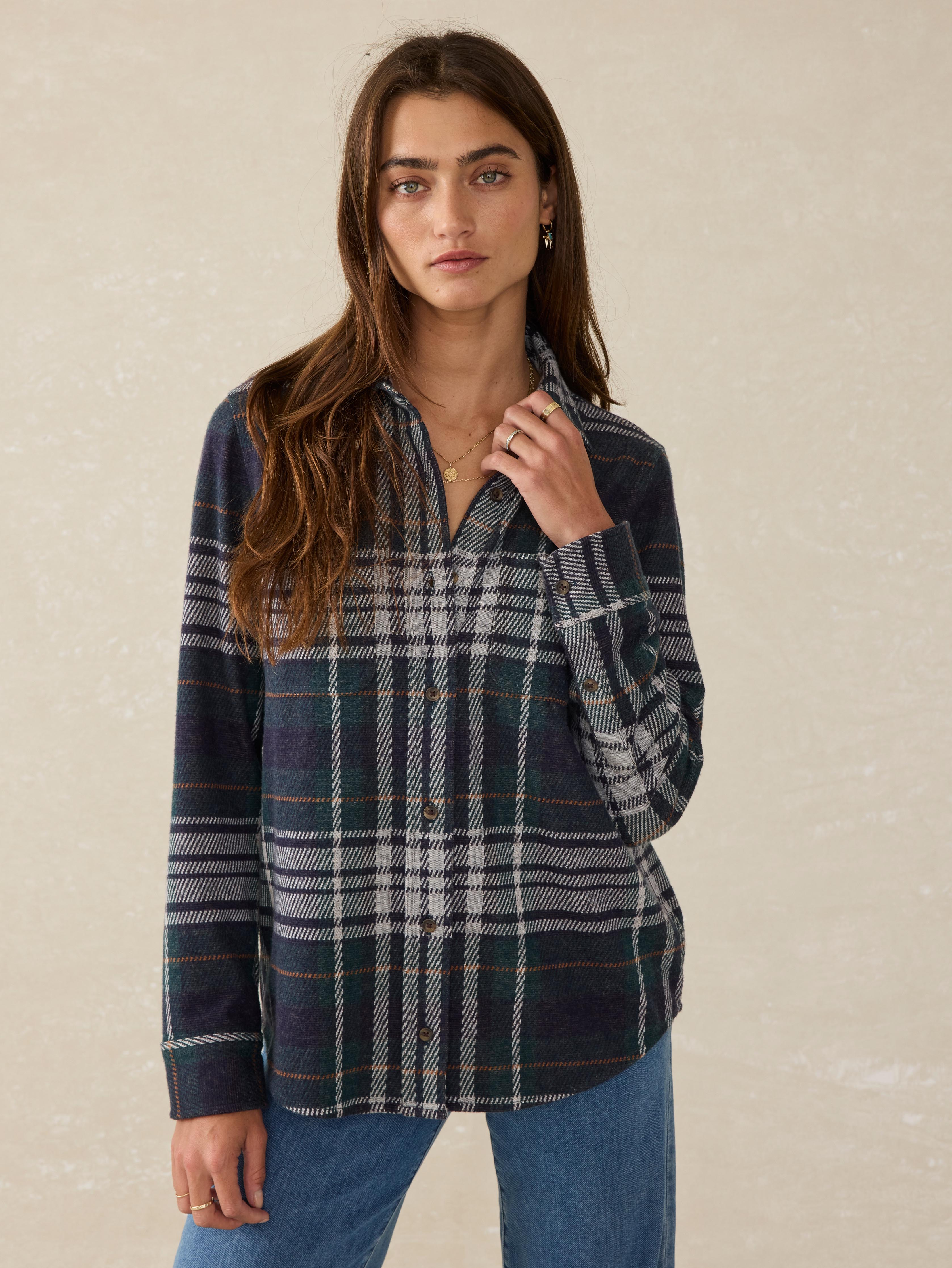 Legend™ Sweater Shirt - Blue Ridge Plaid