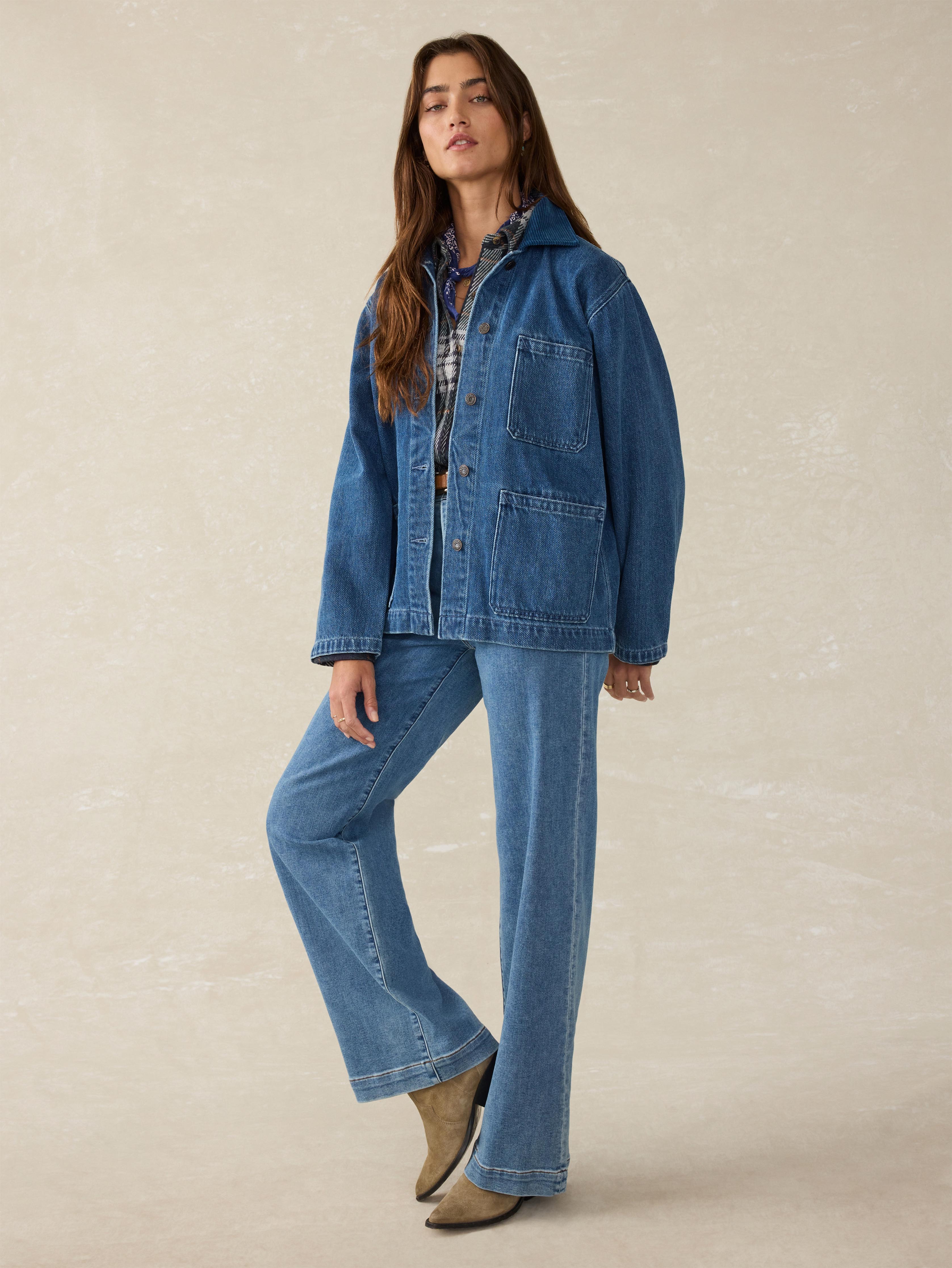 High Ridge Twill Studio Jacket - Night Waves Wash