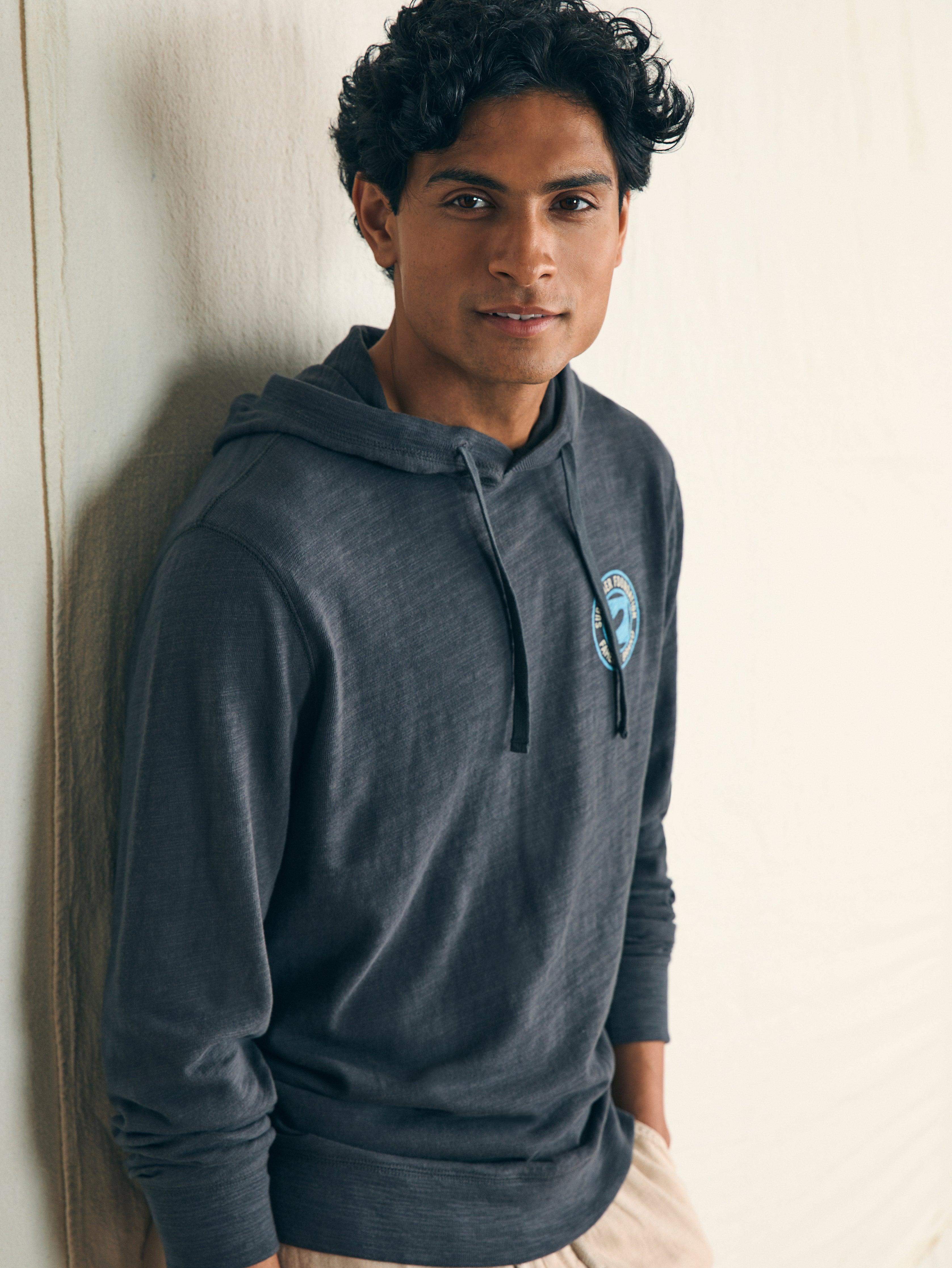 Surfrider Sunwashed Slub Hoodie - Graphite