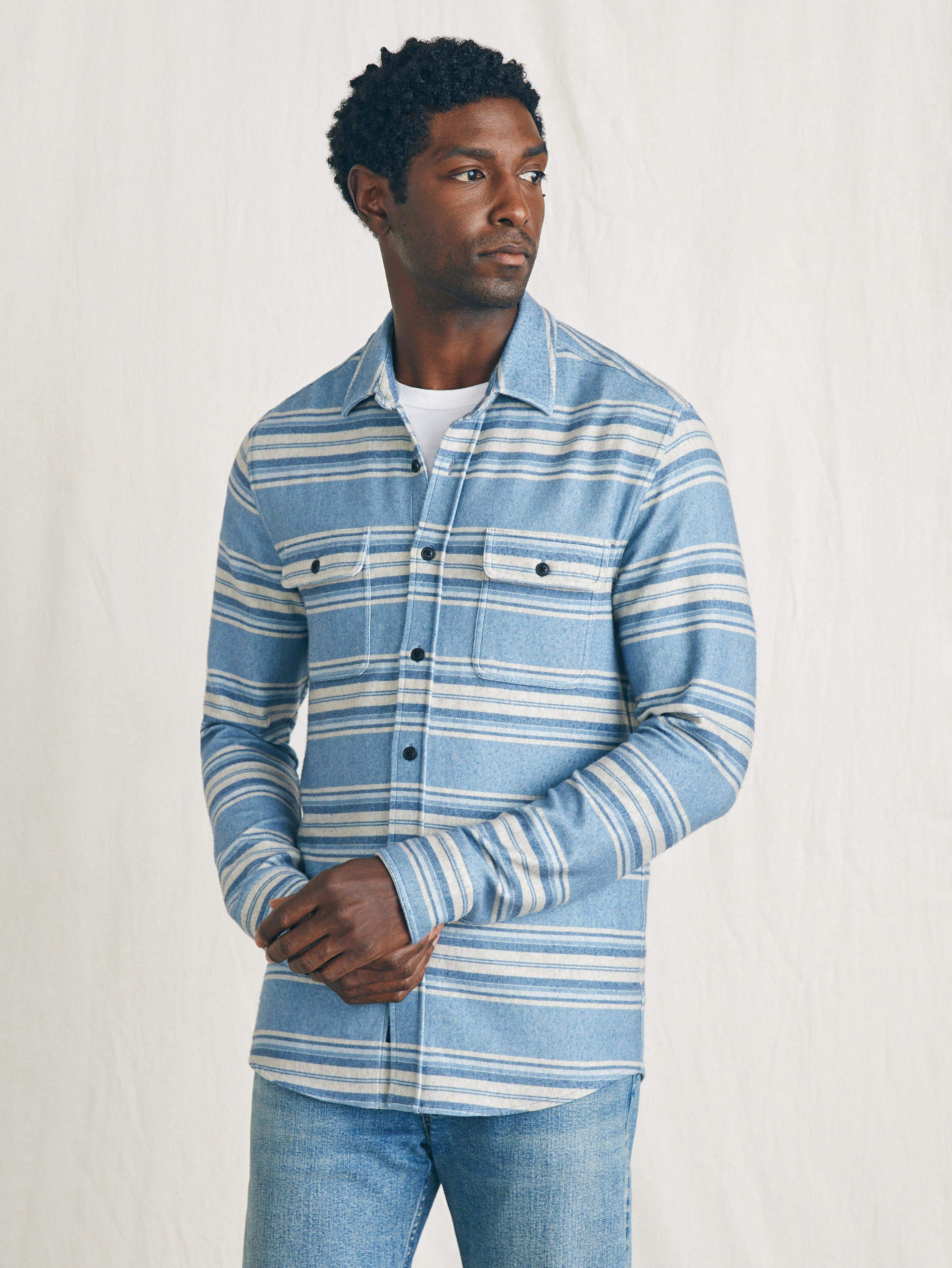 Legend™ Sweater Shirt - Ocean Shore Stripe