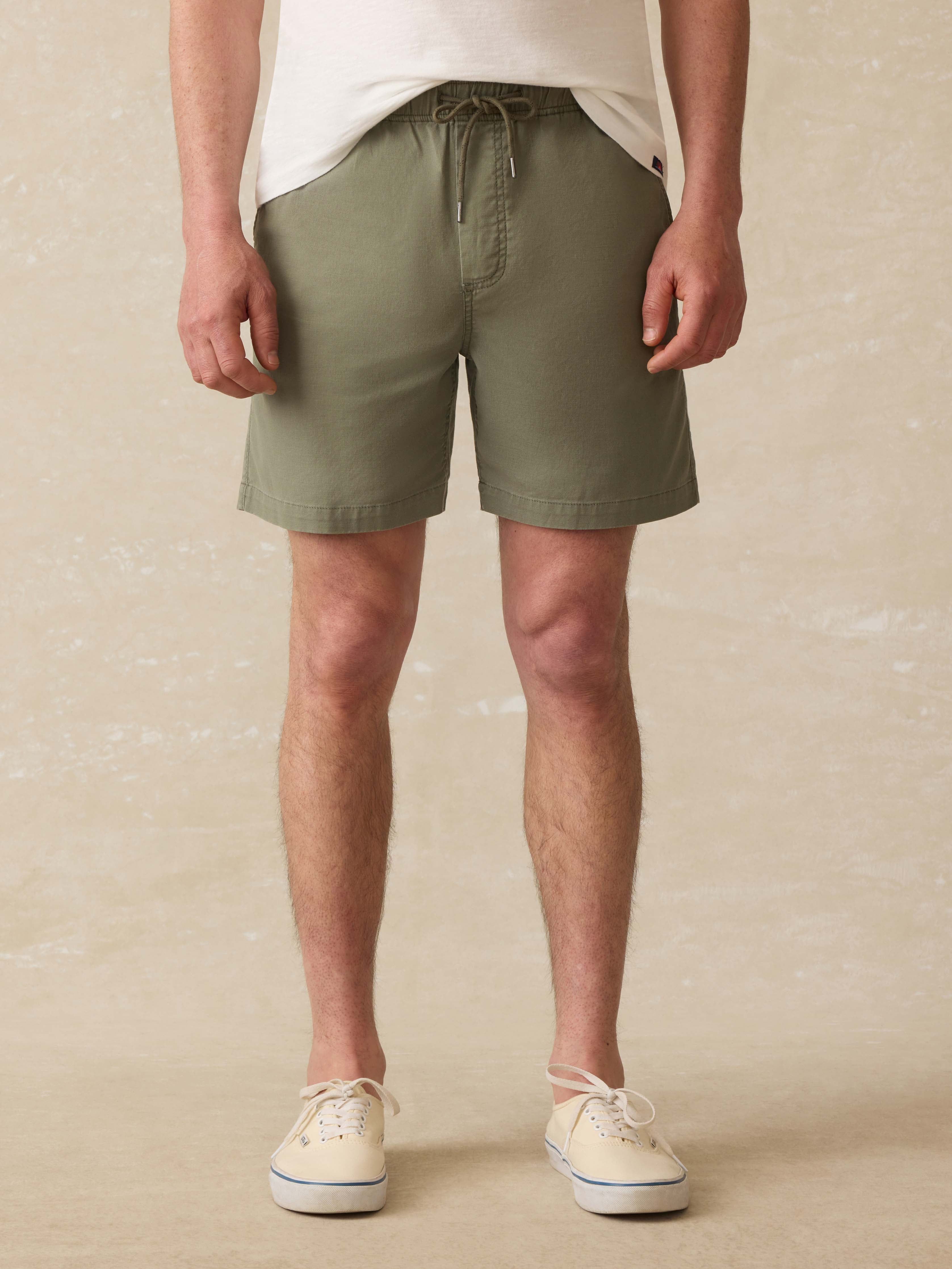 Essential Drawstring Short - Desert Olive