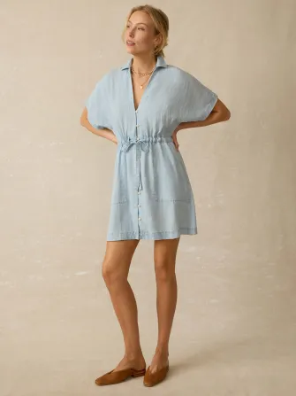 Tried & True Oakley Dress - Arctic Sea Wash(Arctic Sea Wash,XXS)