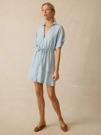 Tried & True Oakley Dress - Arctic Sea Wash(Arctic Sea Wash,XXS)