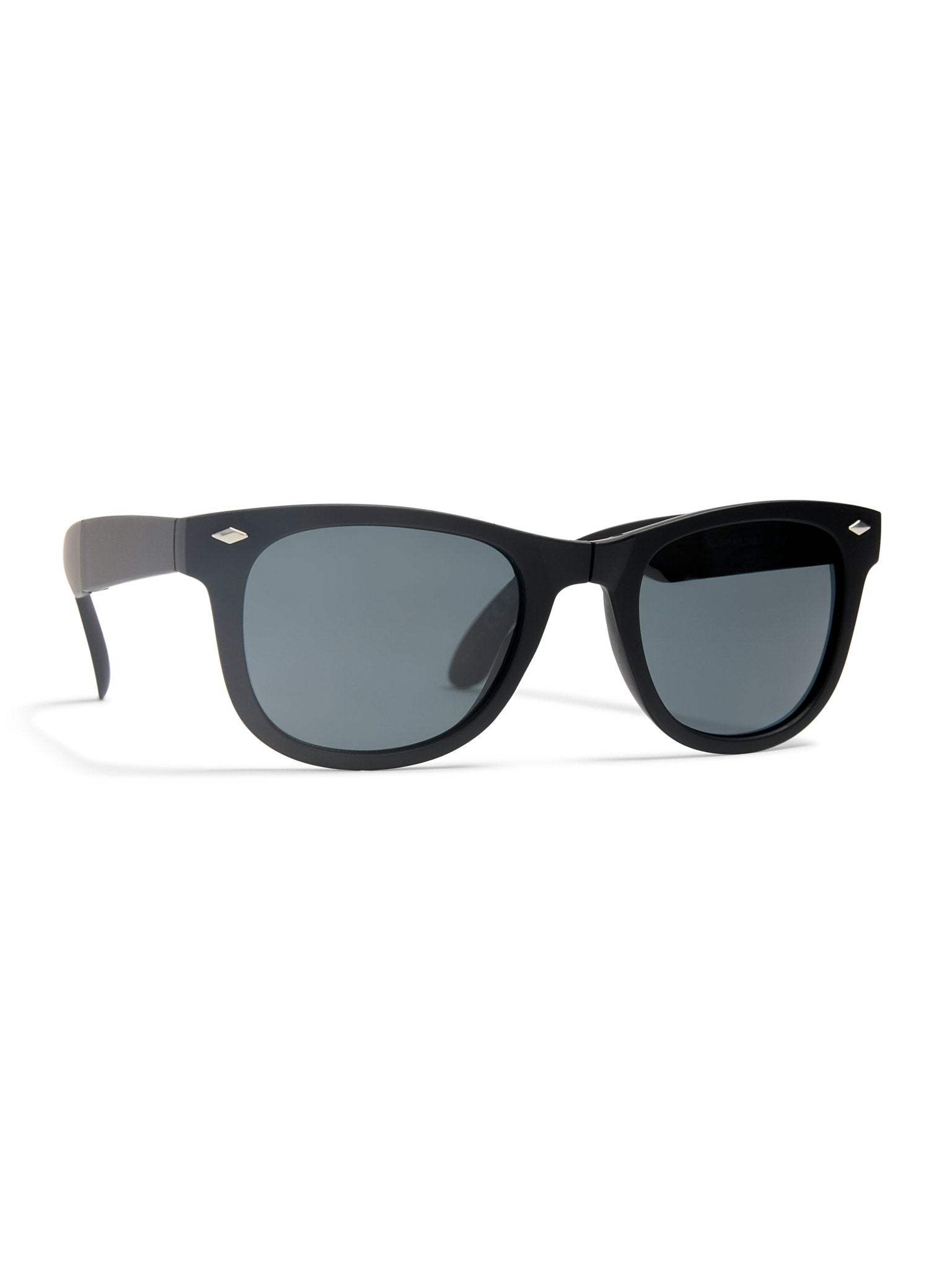 All Day Foldable Sunglasses - Rubberized Black