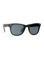 All Day Foldable Sunglasses - Rubberized Black