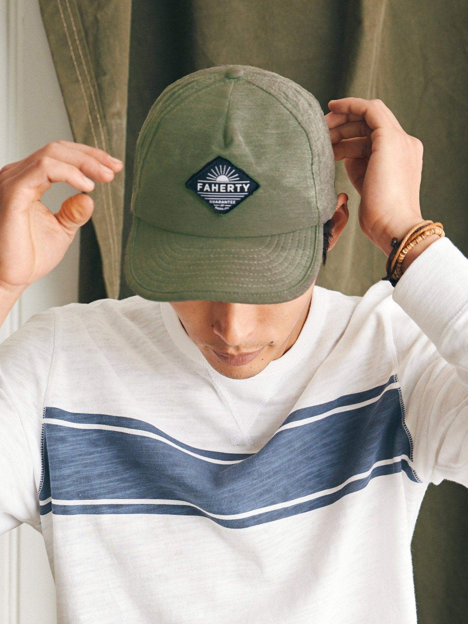 All Day Front Seam Hat - Olive