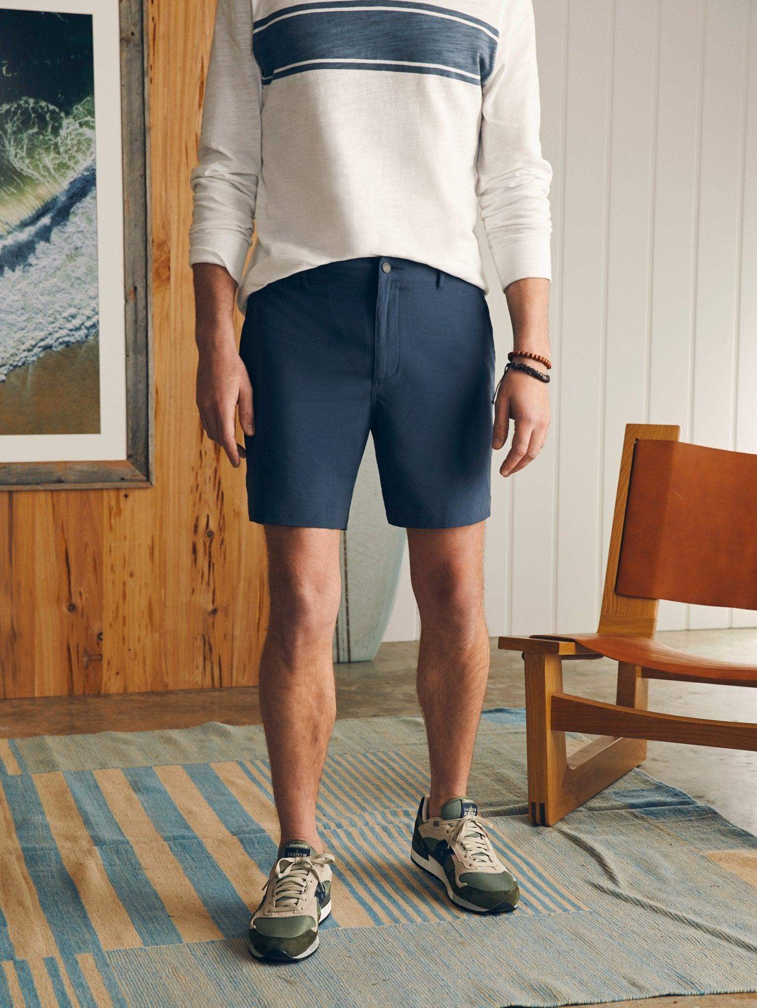 Belt Loop All Day Shorts (7) - Dark Blue Nights