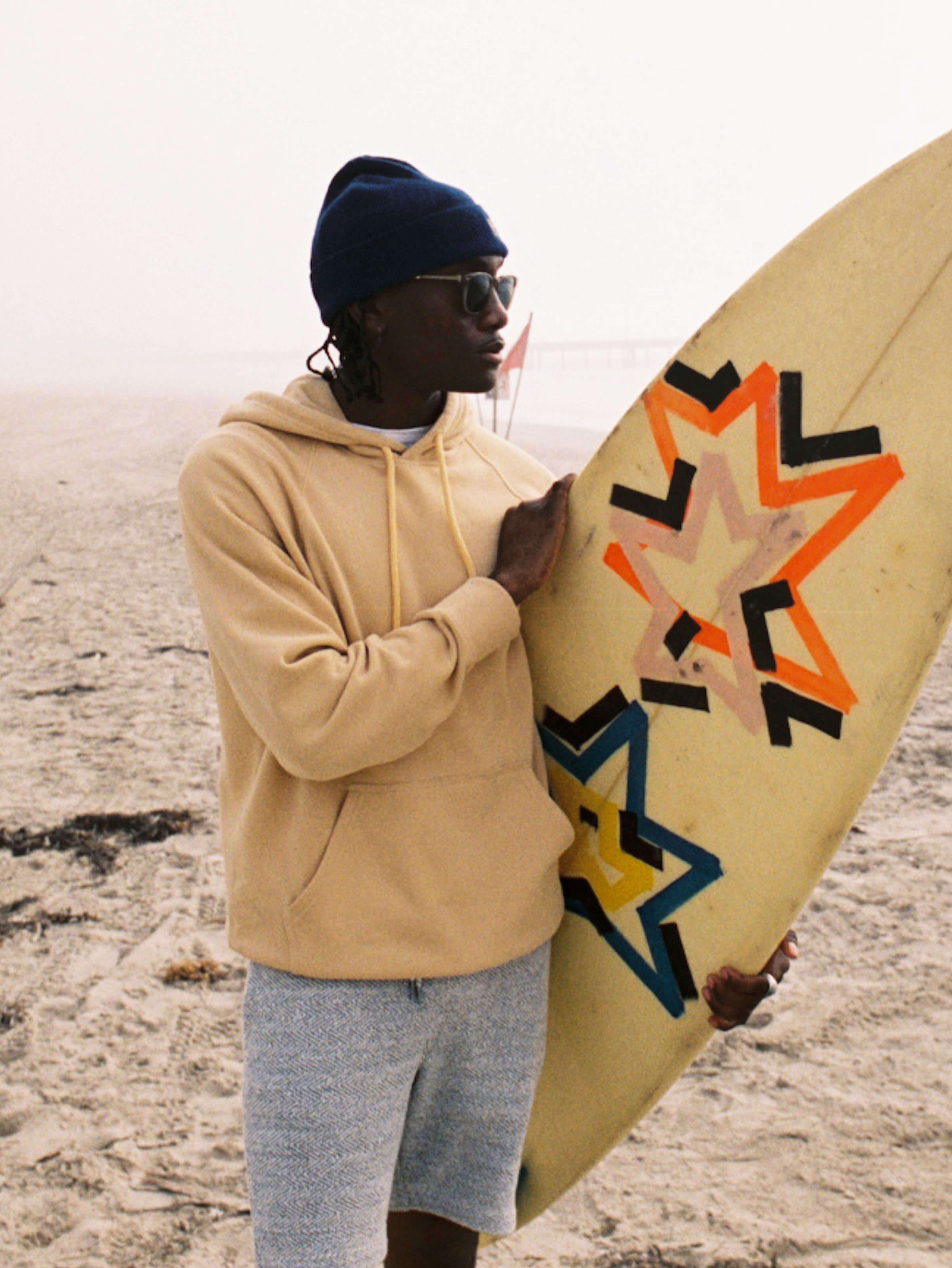 High Standard Fleece Hoodie - Sun Yellow