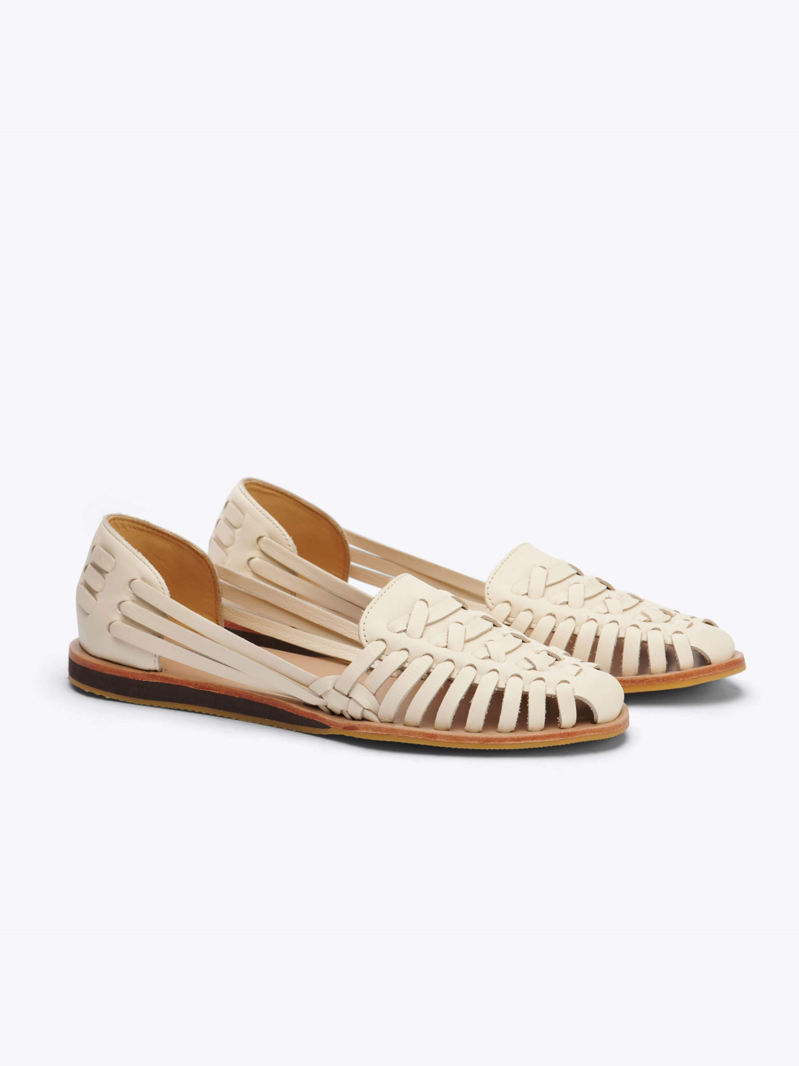 Nisolo Huarache Sandals - Bone